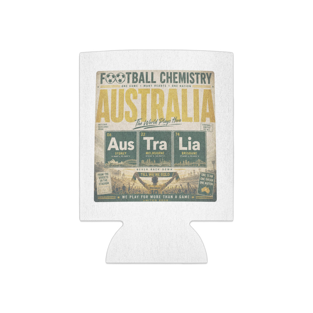 Football Chemistry Australia design with team stats and city locations.