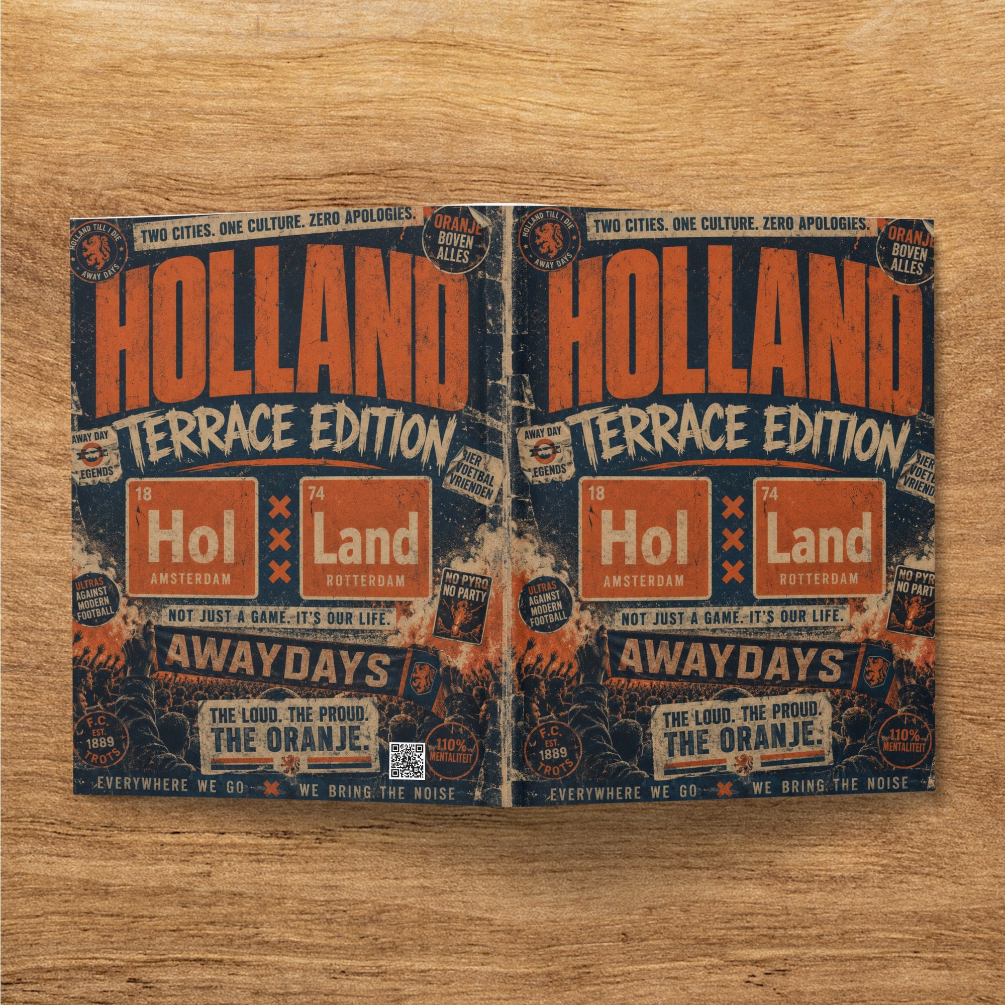 Holland Terrace Edition with "The Loud. The Proud. The Oranje." text.