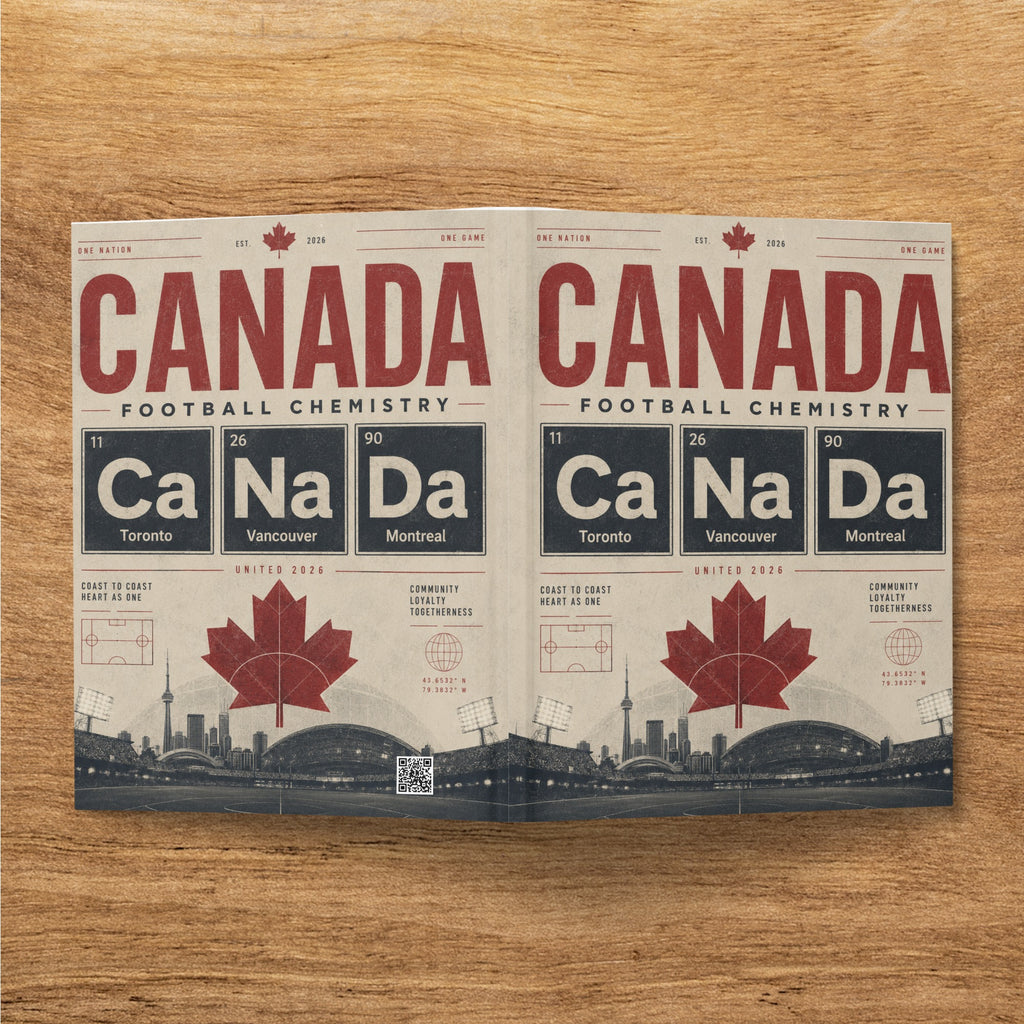 Canada football chemistry with city names and crests.