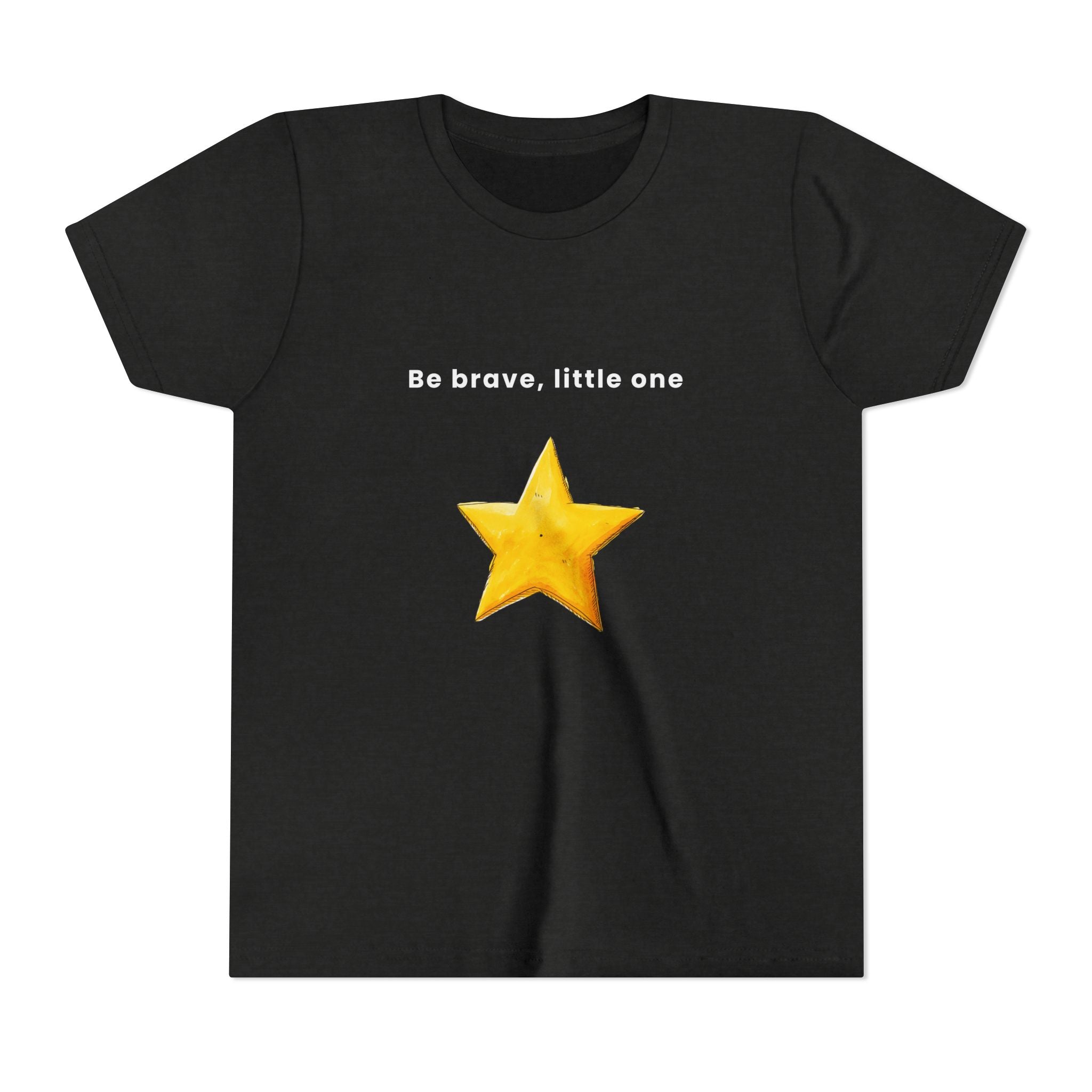 Be Brave Little One | Kids Motivational Graphic Handdrawn Star T-Shirt