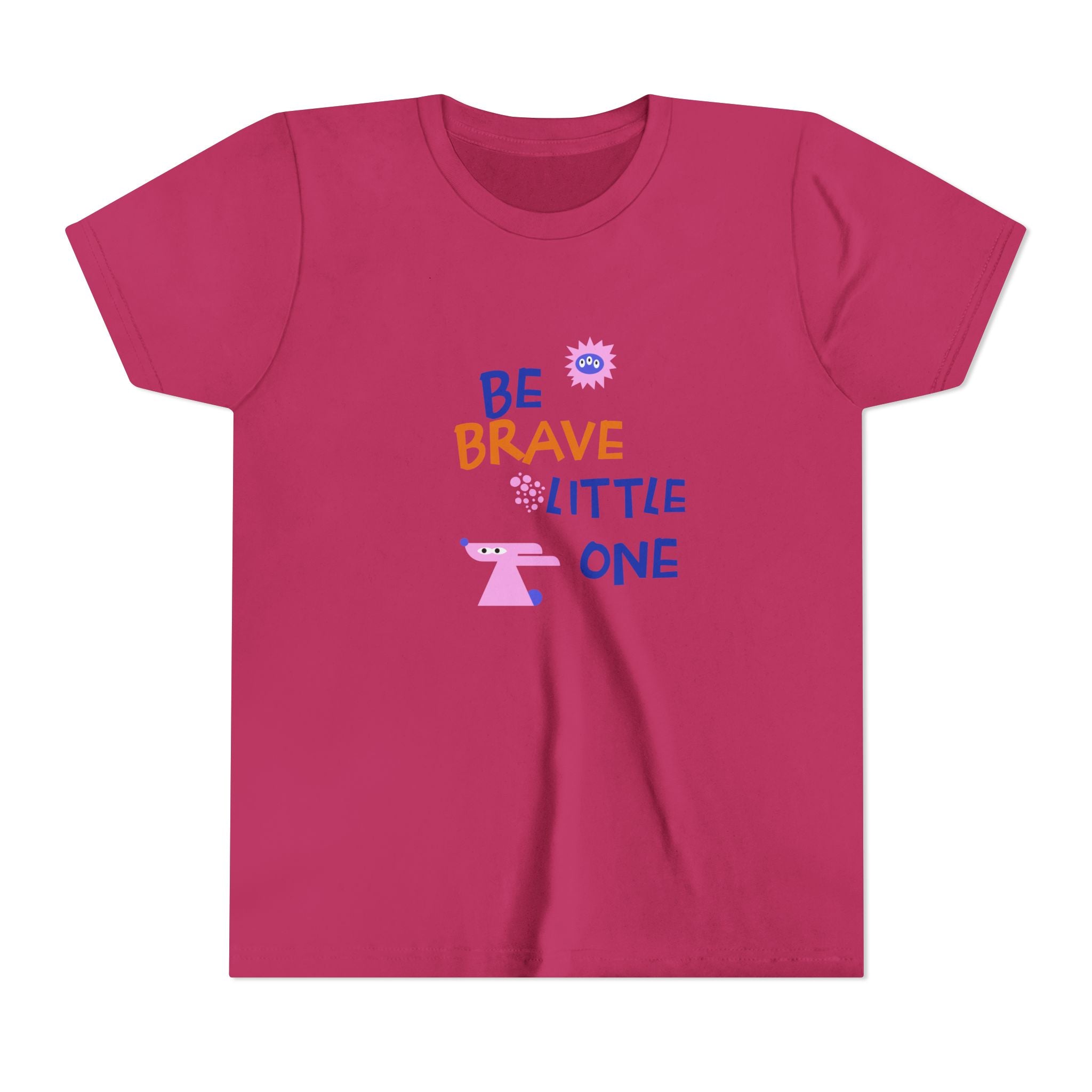 Be Brave Little One | Kids Motivational Graphic Cute Motivational print T-Shirt