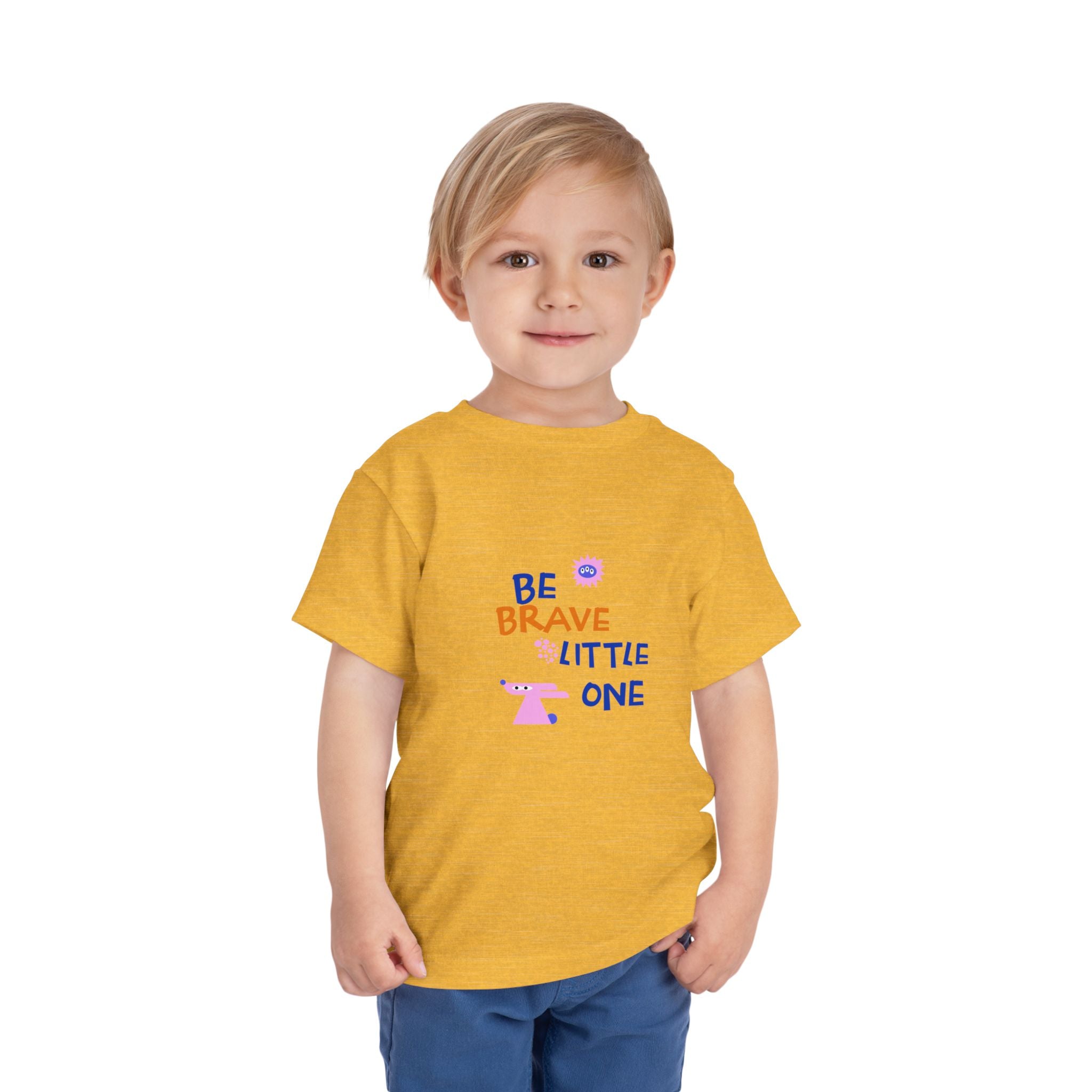 Be Brave Little One | Toddler Motivational Graphic Cute Motivational print T-Shirt