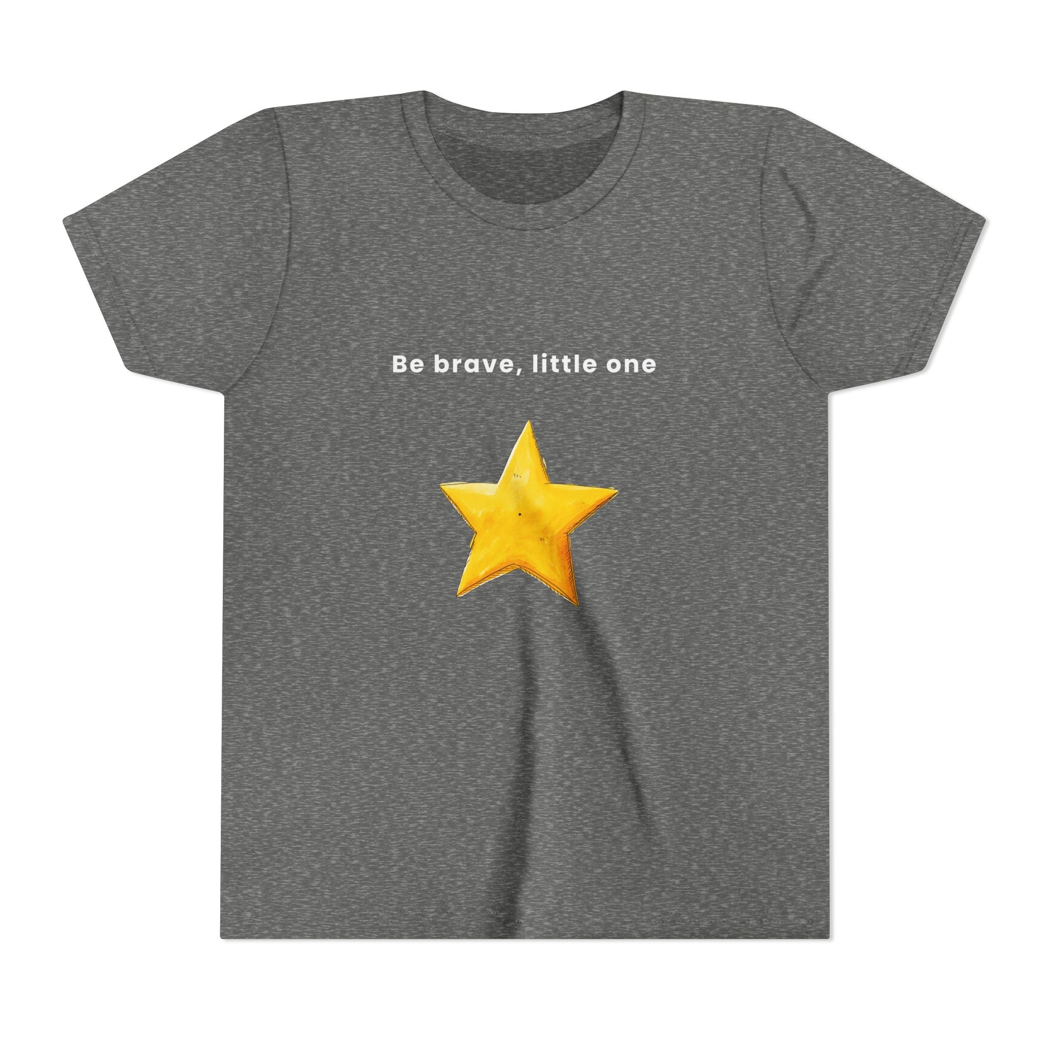 Be Brave Little One | Kids Motivational Graphic Handdrawn Star T-Shirt