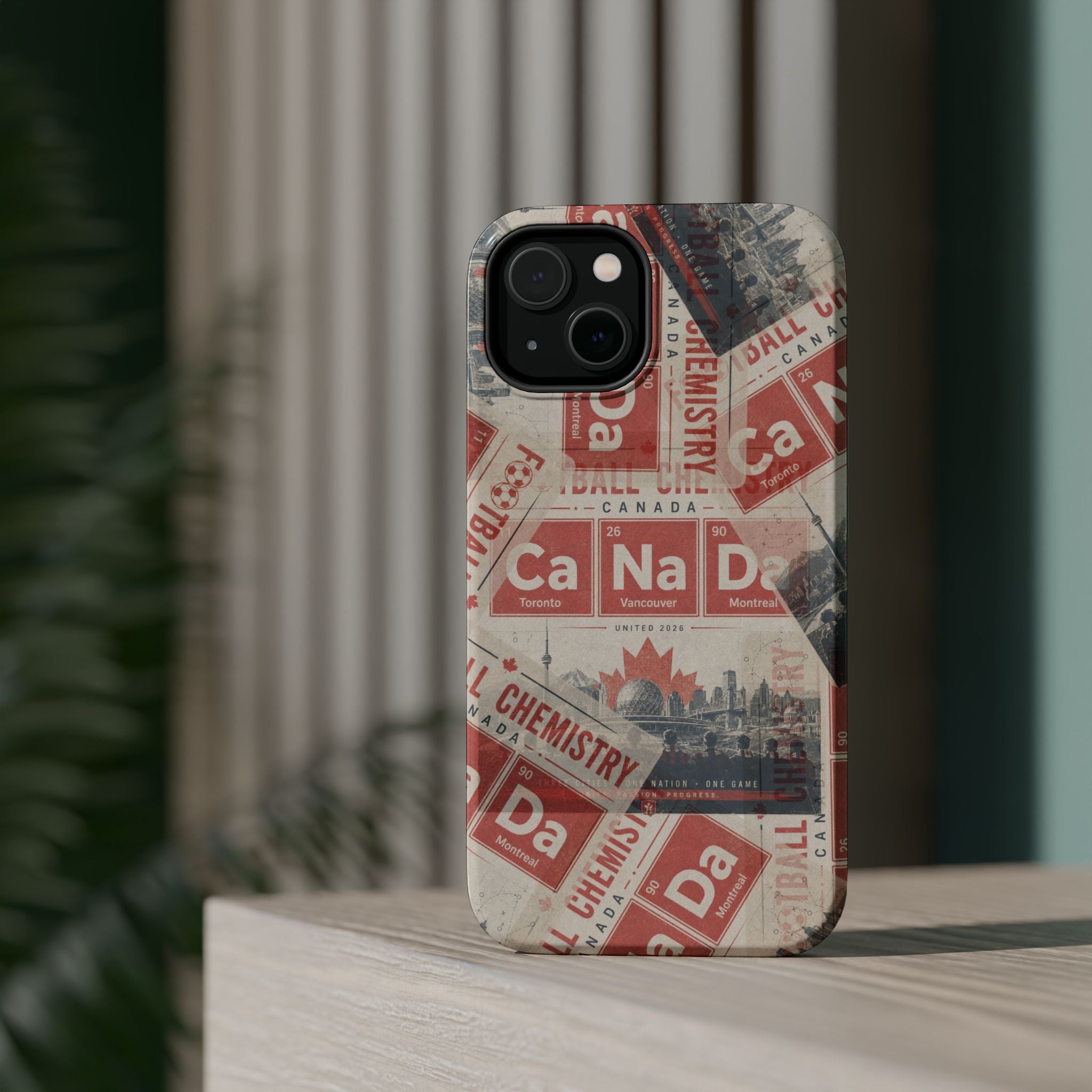 Canada Football Phone Case | Red. The base element.