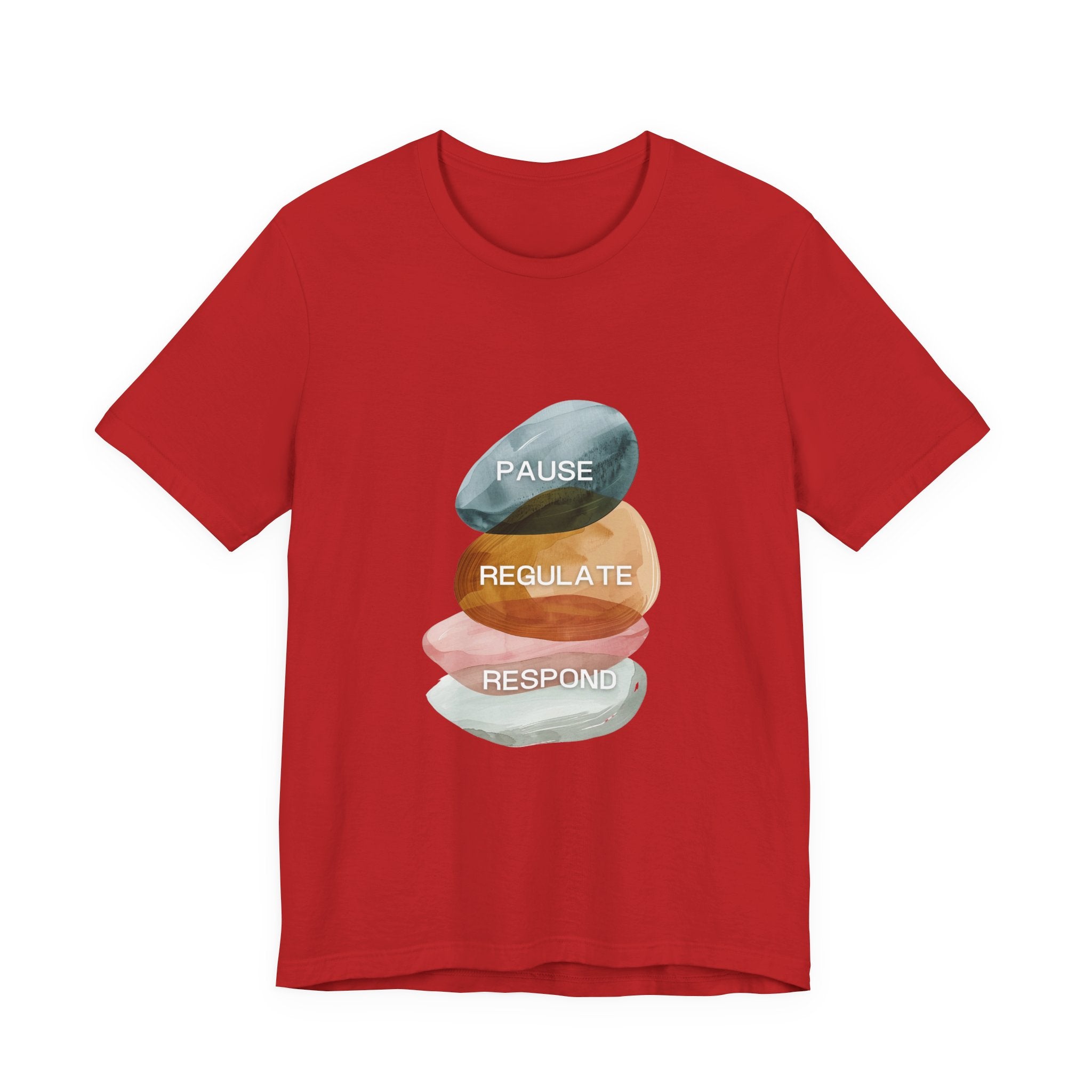 Pause Regulate Respond | Women's Motivational Graphic Vintage Women T-Shirt