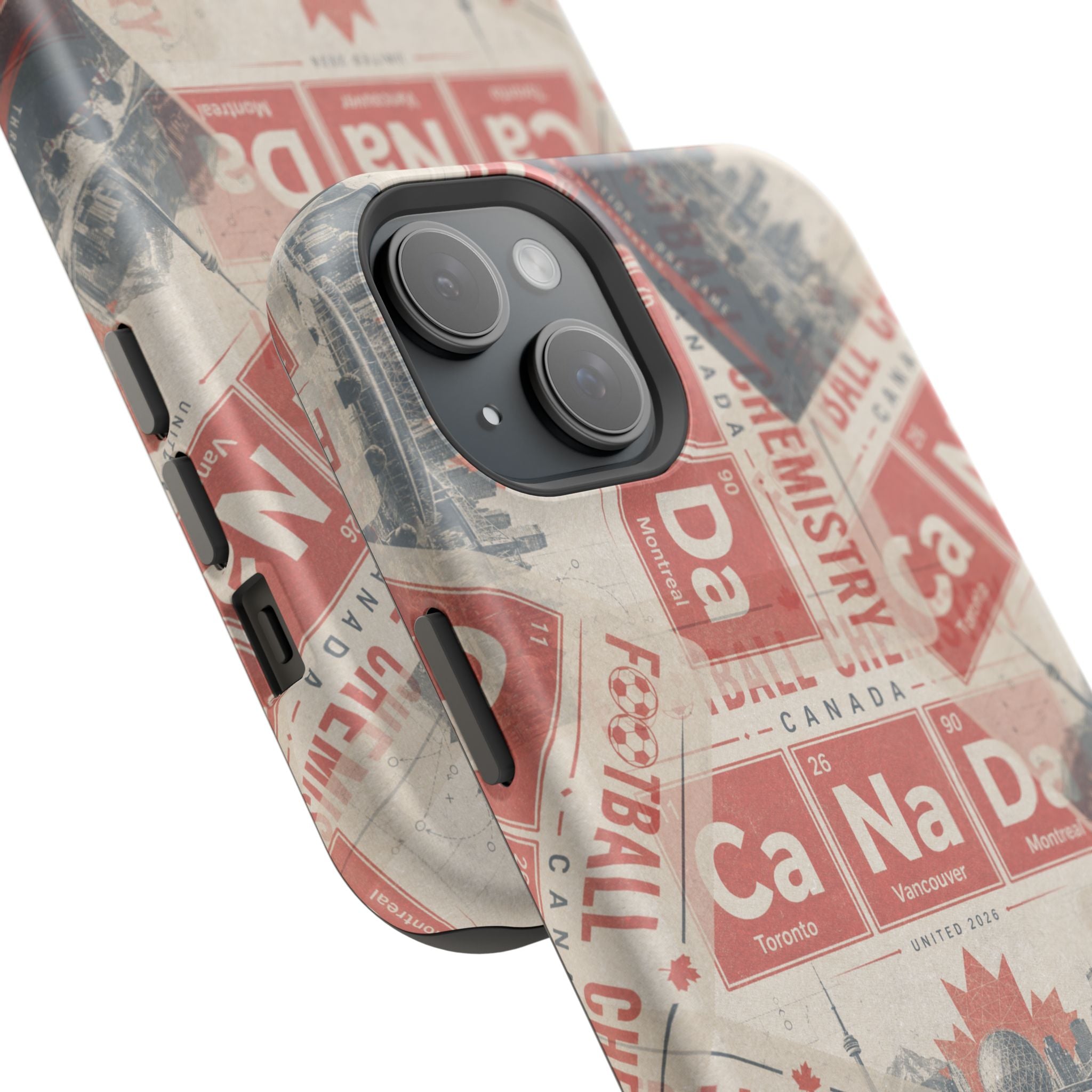 Canada Football Phone Case | Red. The base element.
