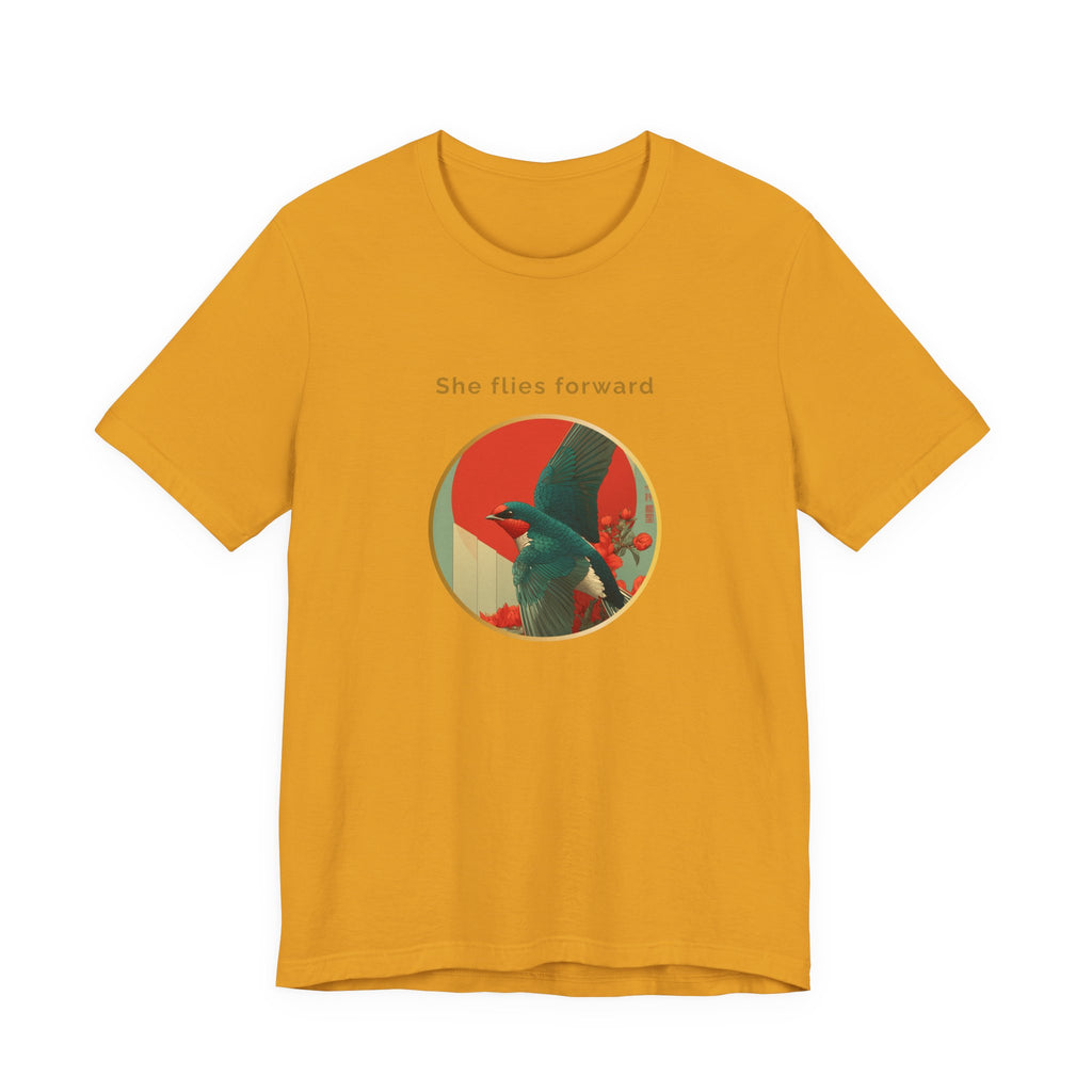 She Flies Forward | Women's Motivational Graphic Forward Flight T-shirt
