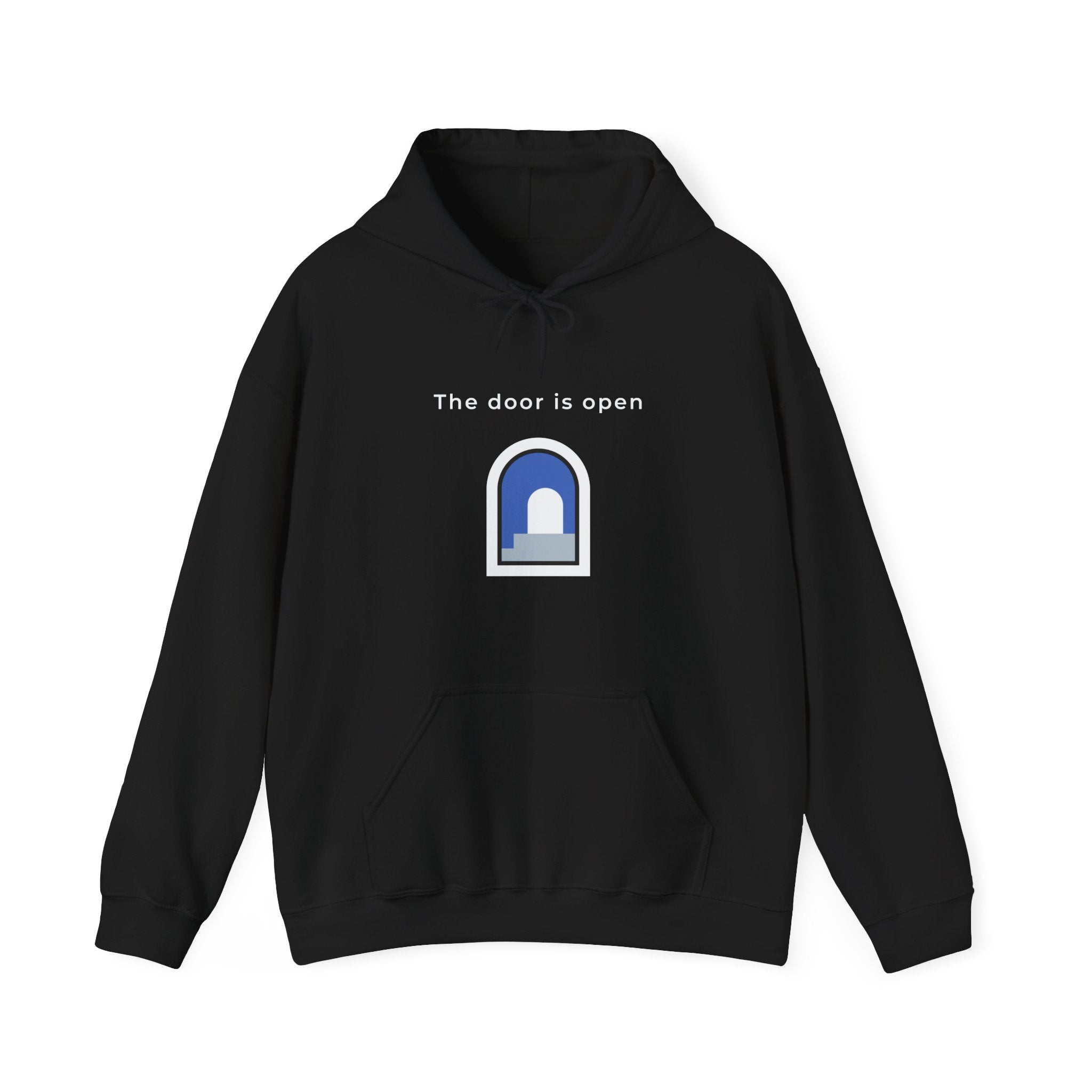 The Door Is Open | Men's Motivational Graphic Door Hoodie