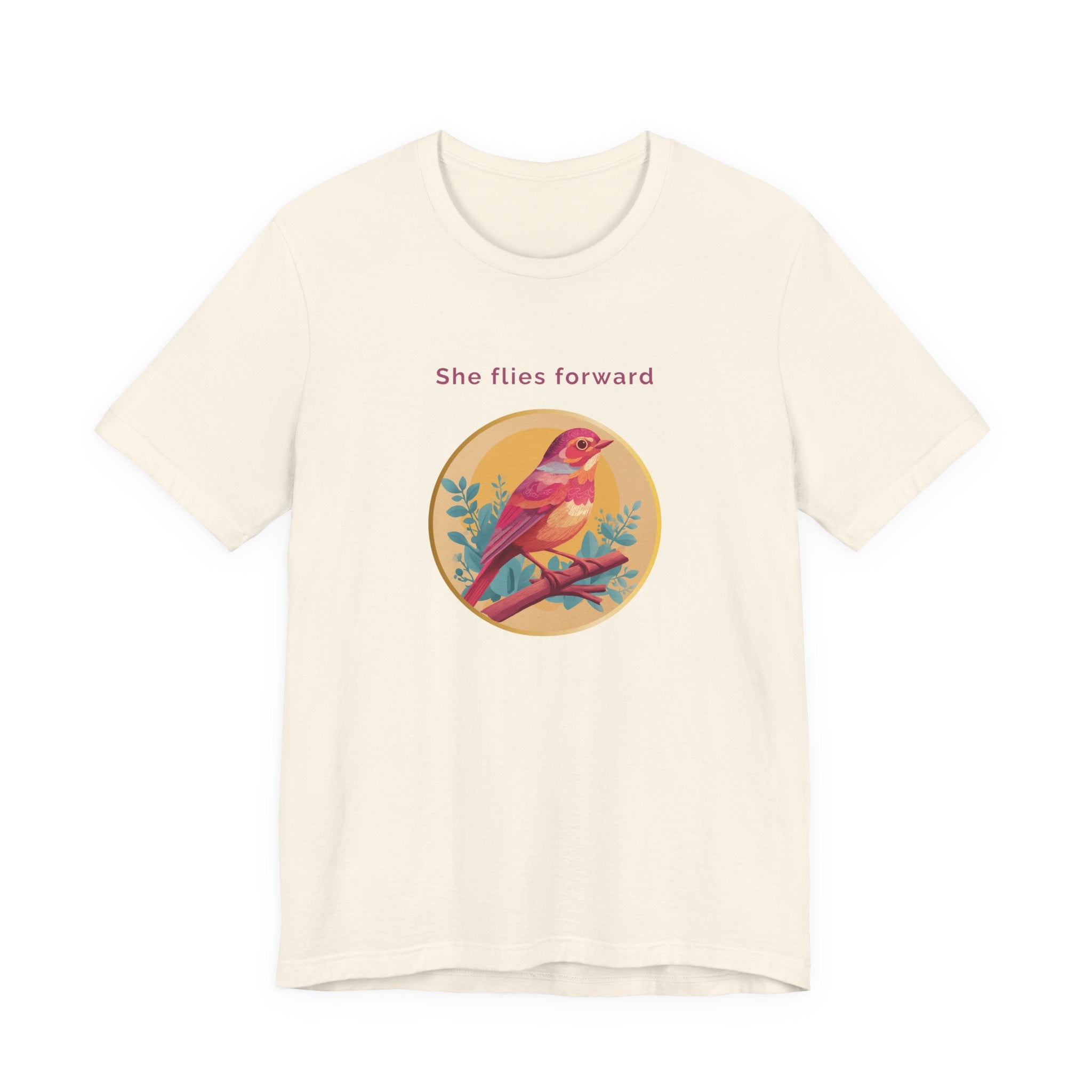 She Flies Forward | Women's Motivational Graphic Soft Ascent T-Shirt