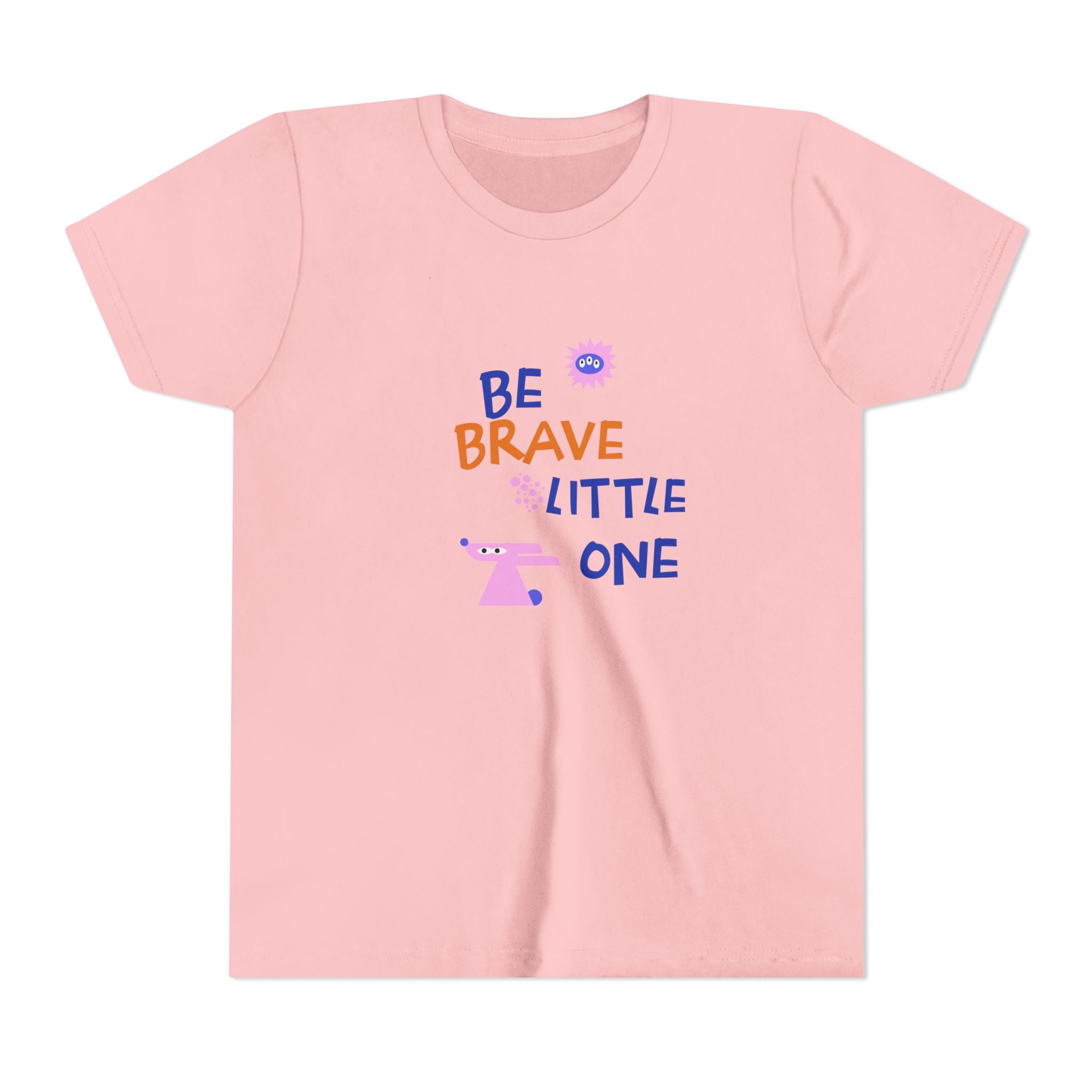Be Brave Little One | Kids Motivational Graphic Cute Motivational print T-Shirt