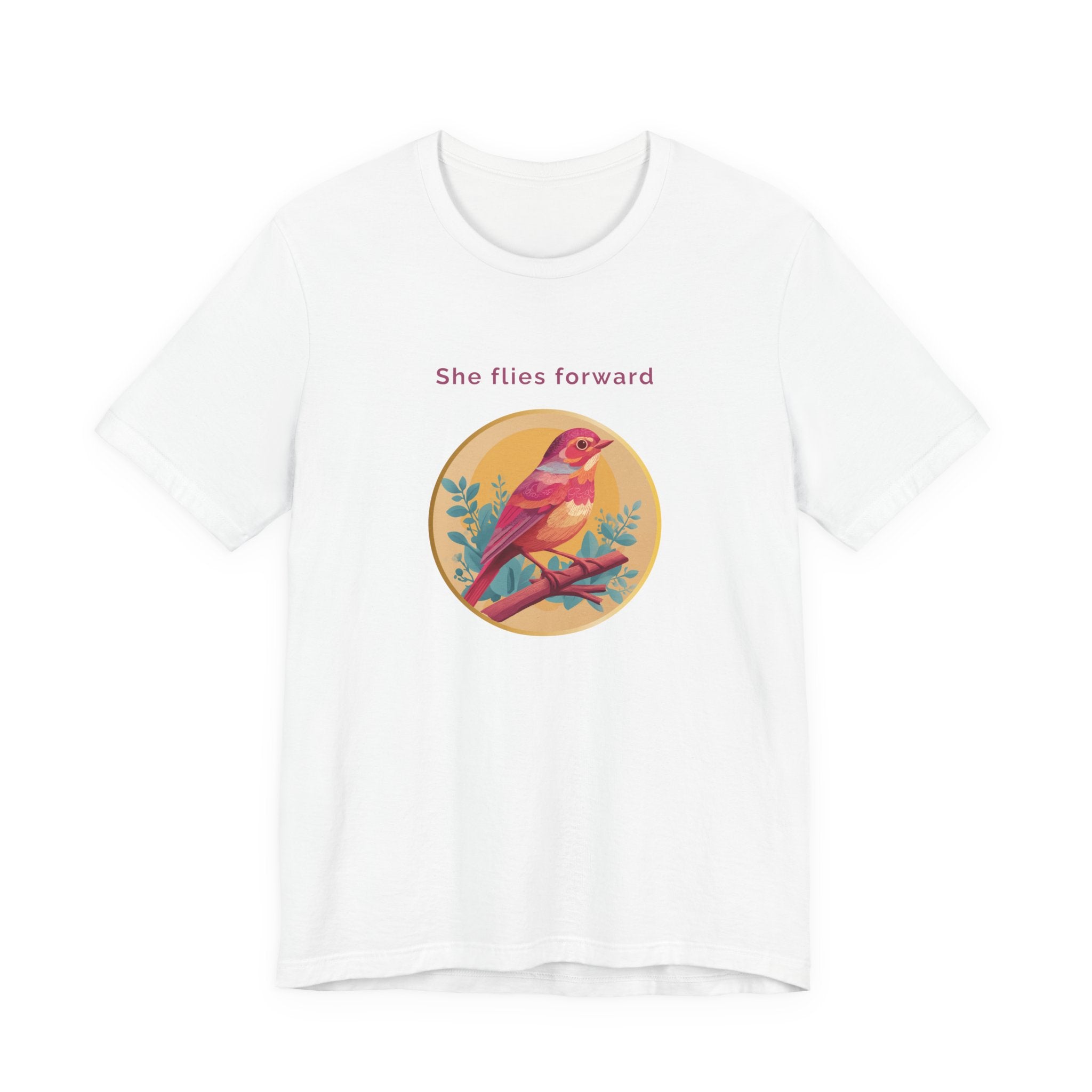 She Flies Forward | Women's Motivational Graphic Soft Ascent T-Shirt