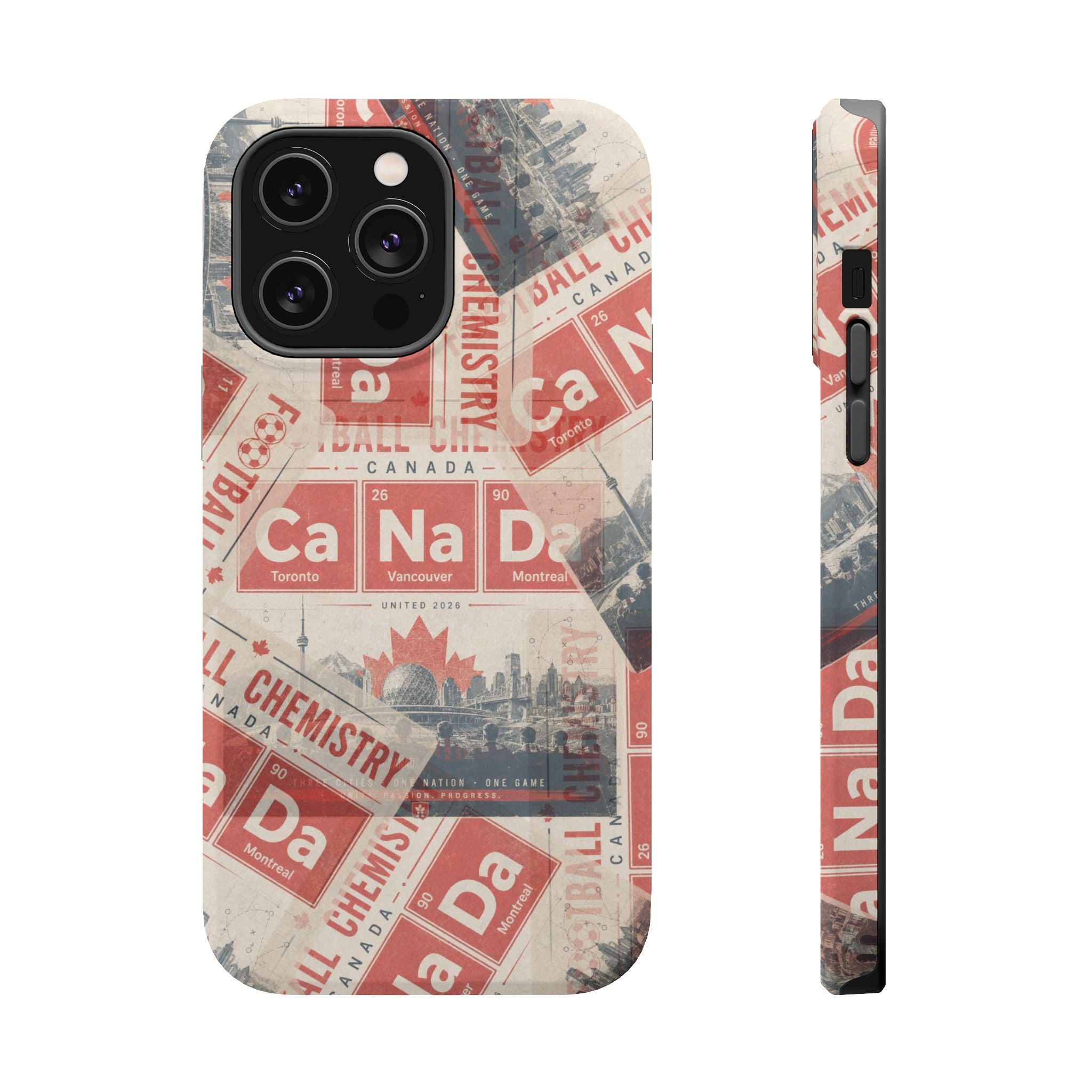 Canada Football Phone Case | Red. The base element.
