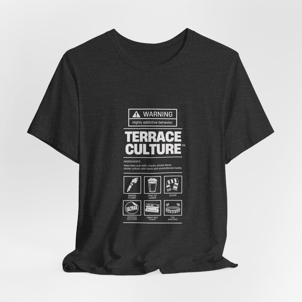 Terrace Culture T-Shirt — 'Instructio Label' Graphic Tee