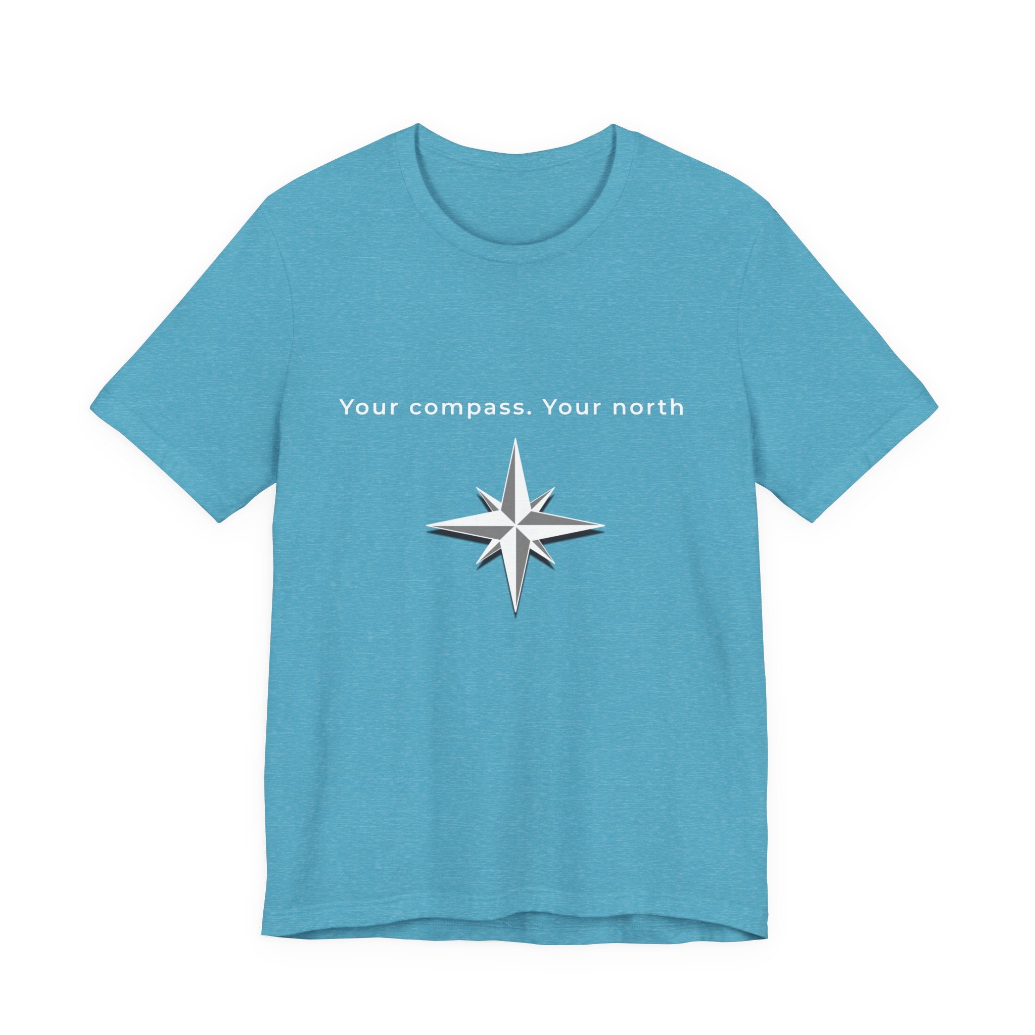 Your Compass. Your North | Men's Motivational Graphic Compass T-Shirt