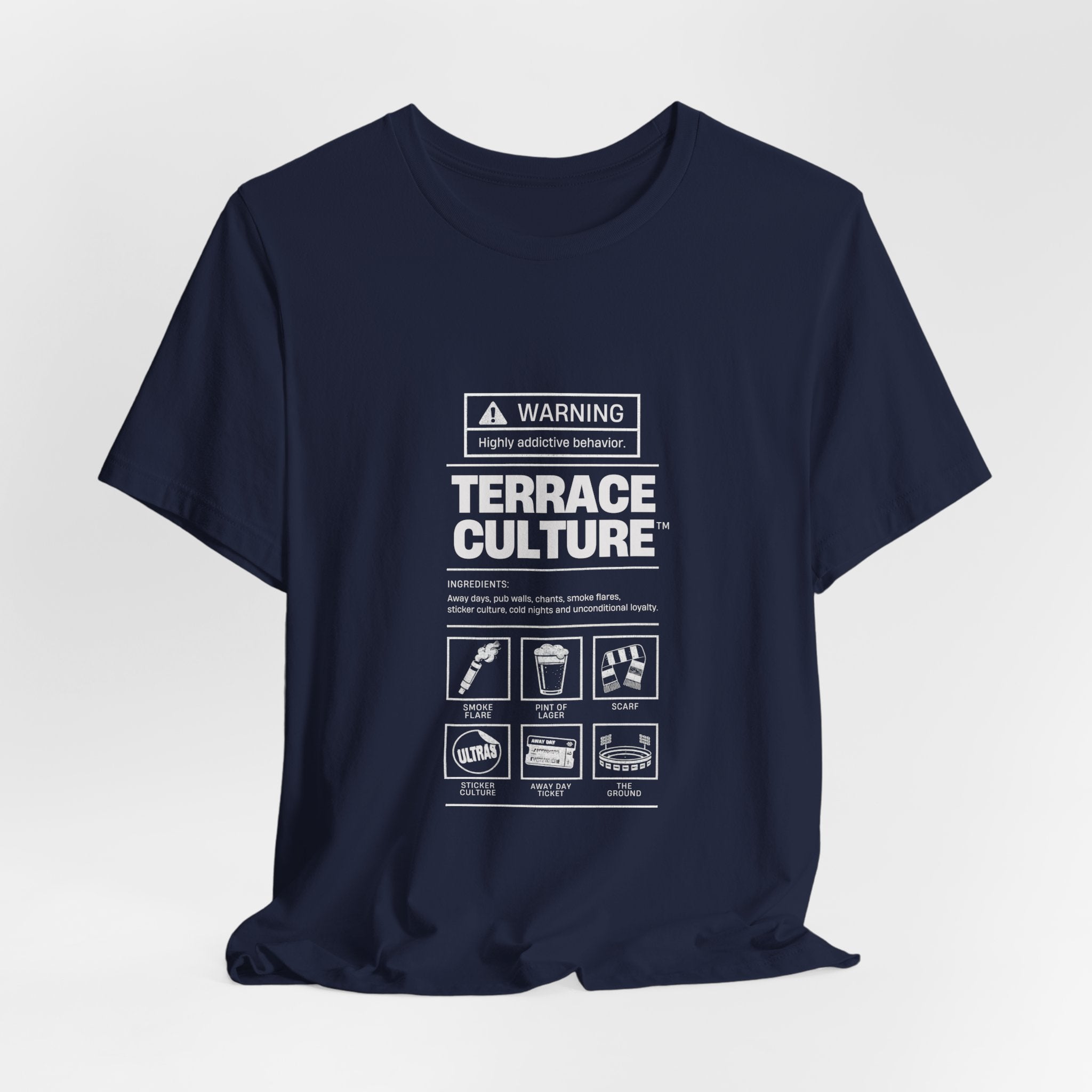 Terrace Culture T-Shirt — 'Instructio Label' Graphic Tee