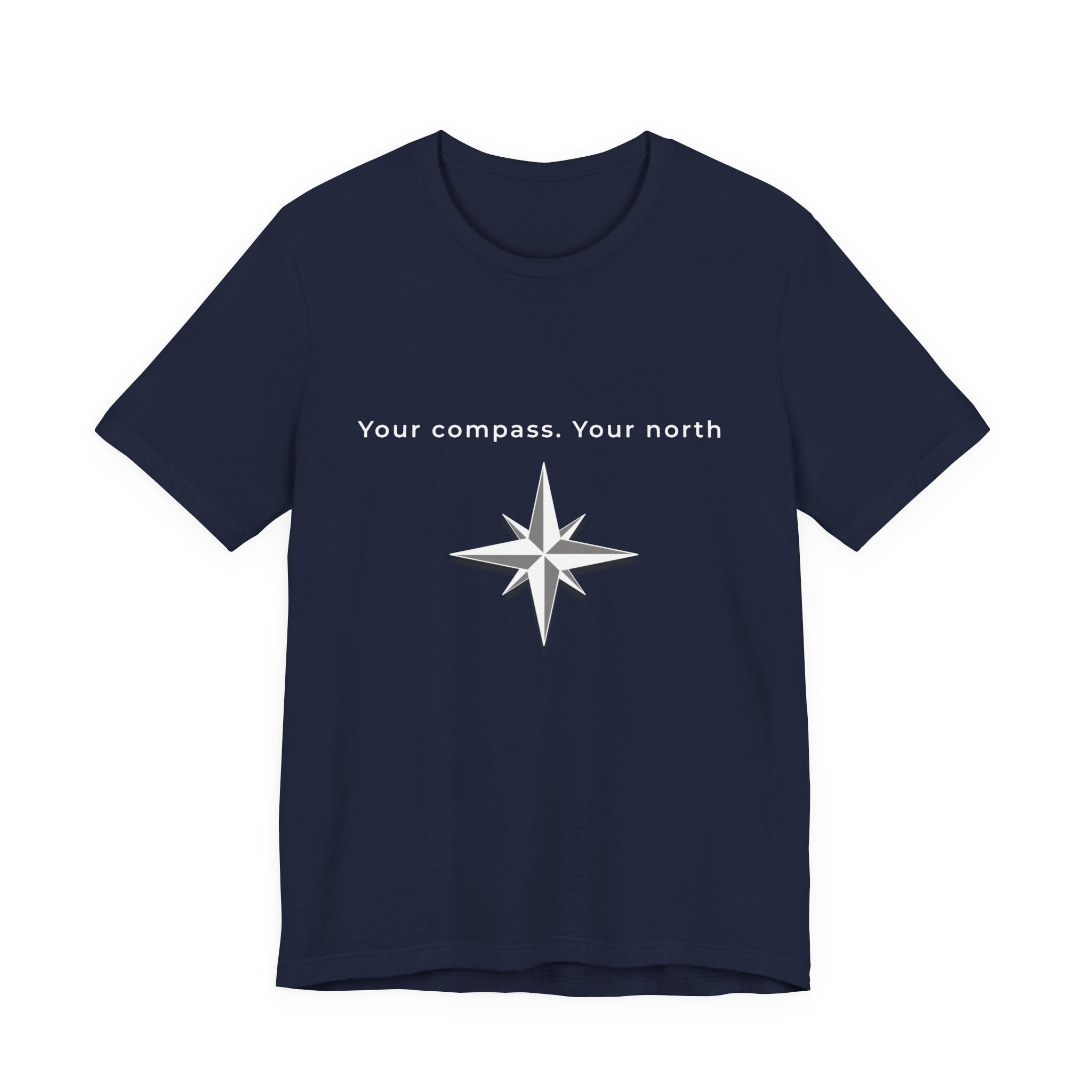 Your Compass. Your North | Men's Motivational Graphic Compass T-Shirt