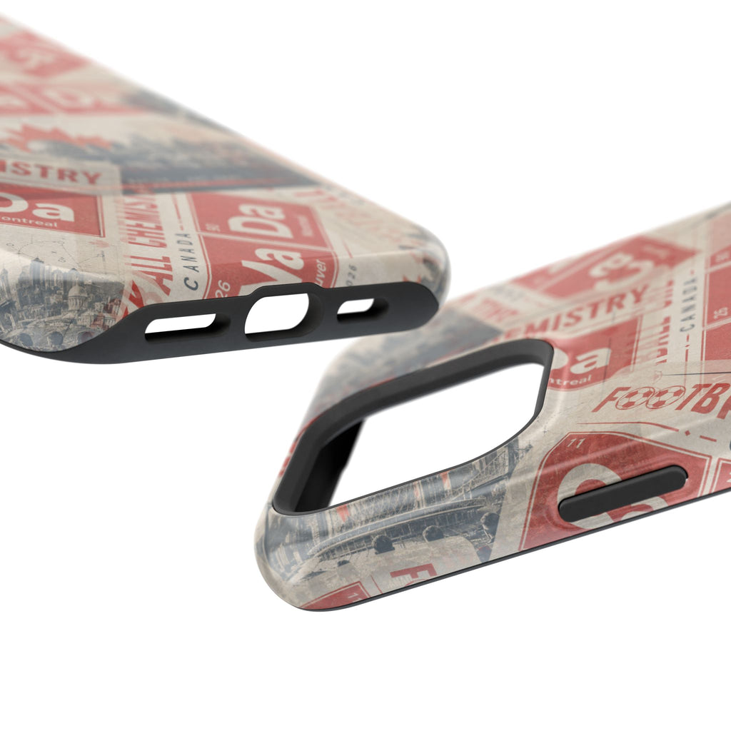 Canada Football Phone Case | Red. The base element.
