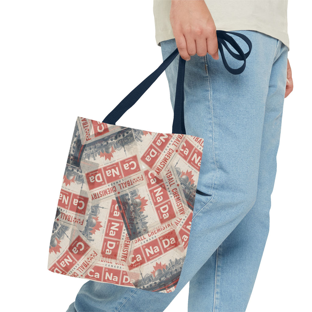 Canada Football Tote Bag | Red. The base element.