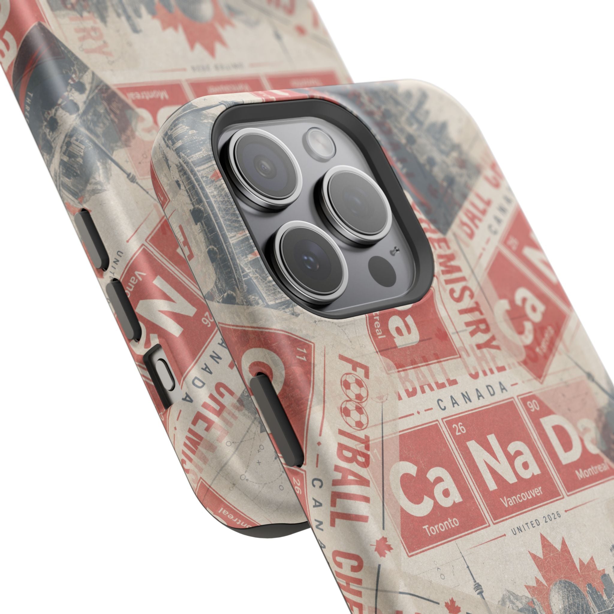 Canada Football Phone Case | Red. The base element.