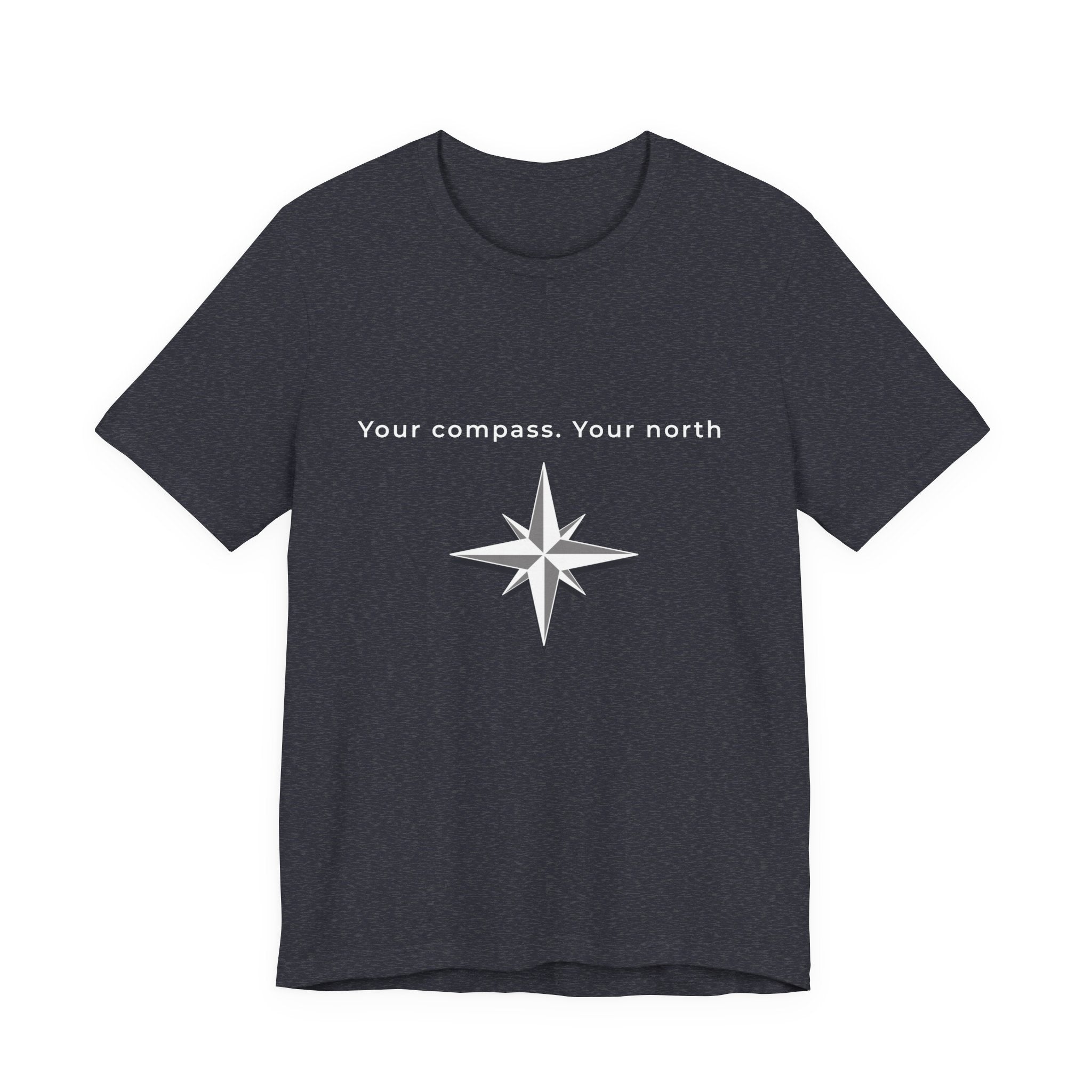 Your Compass. Your North | Men's Motivational Graphic Compass T-Shirt