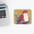 She Flies Forward Mousepad | Motivational Graphic Soft Ascent