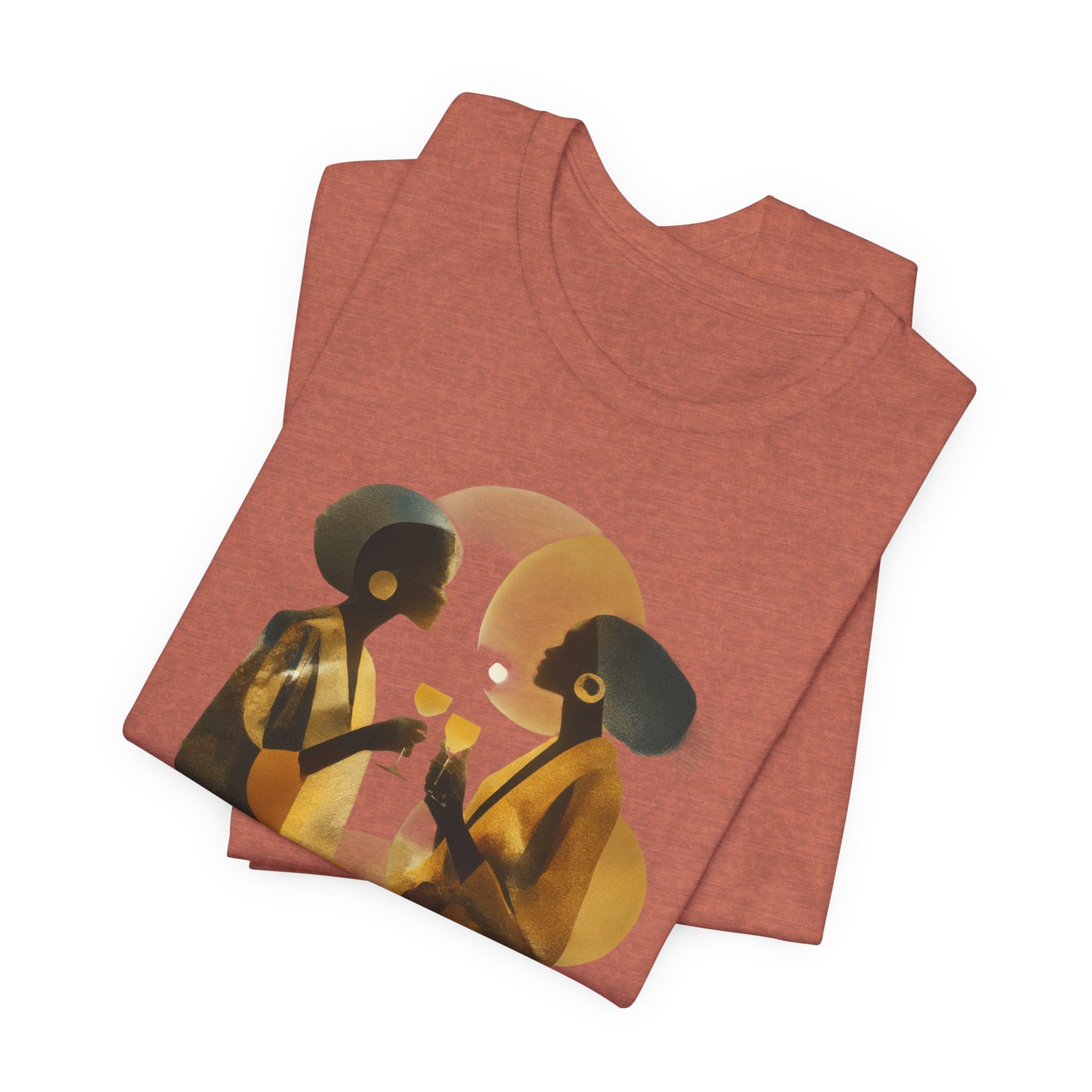 Powerful in Every Phase | Women's Motivational Graphic Vintage Women T-Shirt