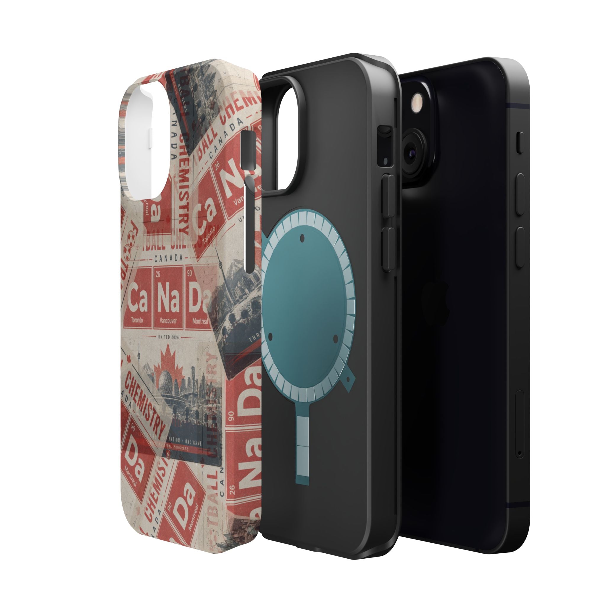 Canada Football Phone Case | Red. The base element.