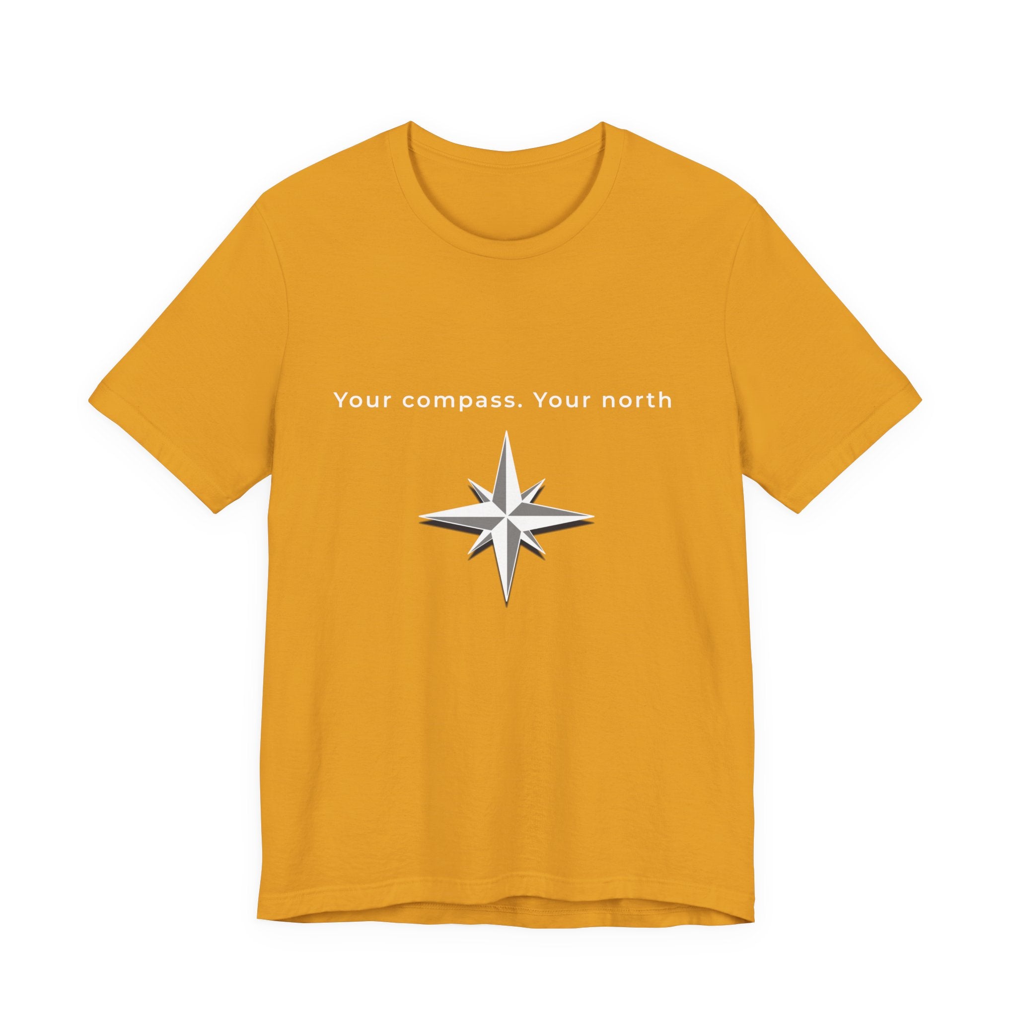 Your Compass. Your North | Men's Motivational Graphic Compass T-Shirt