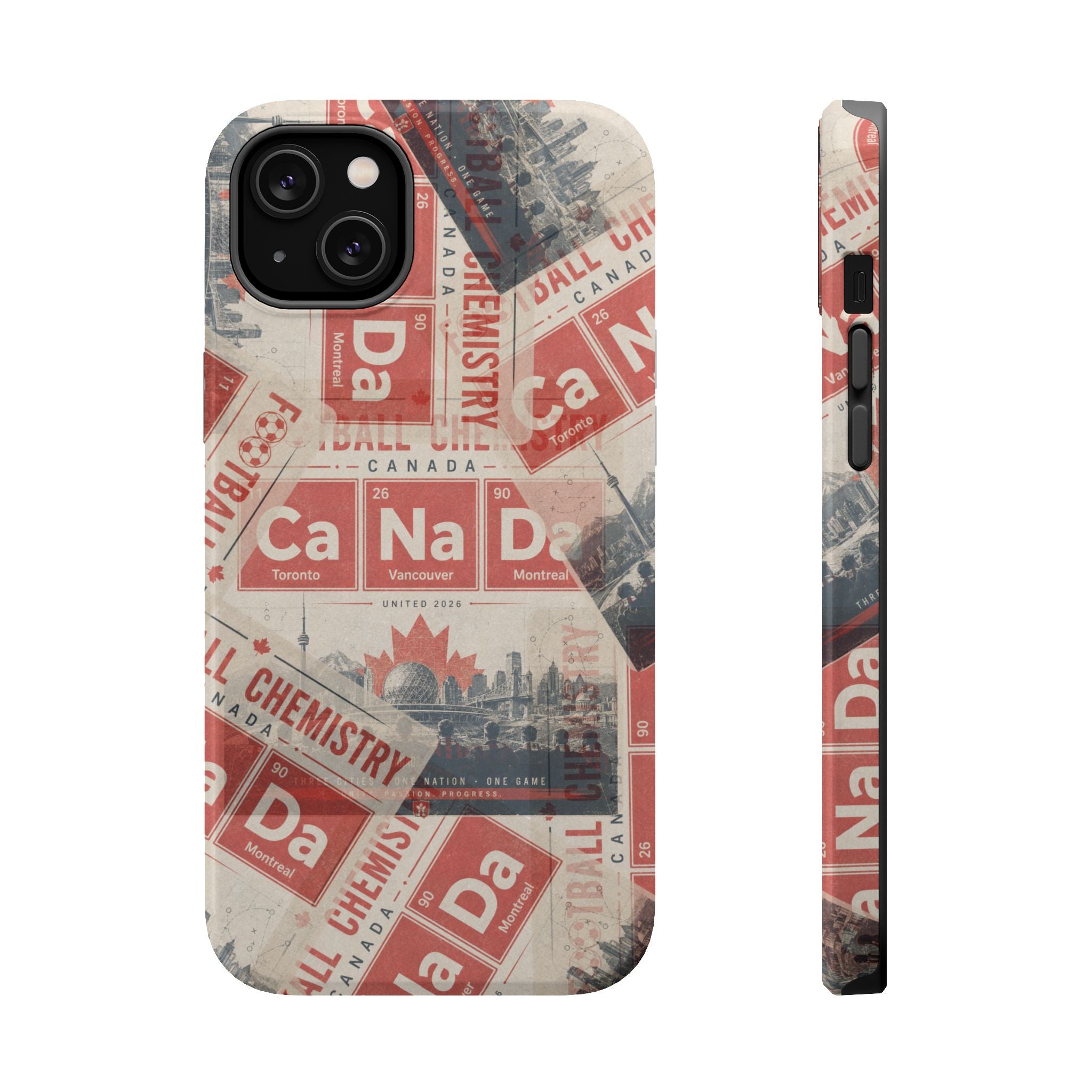 Canada Football Phone Case | Red. The base element.