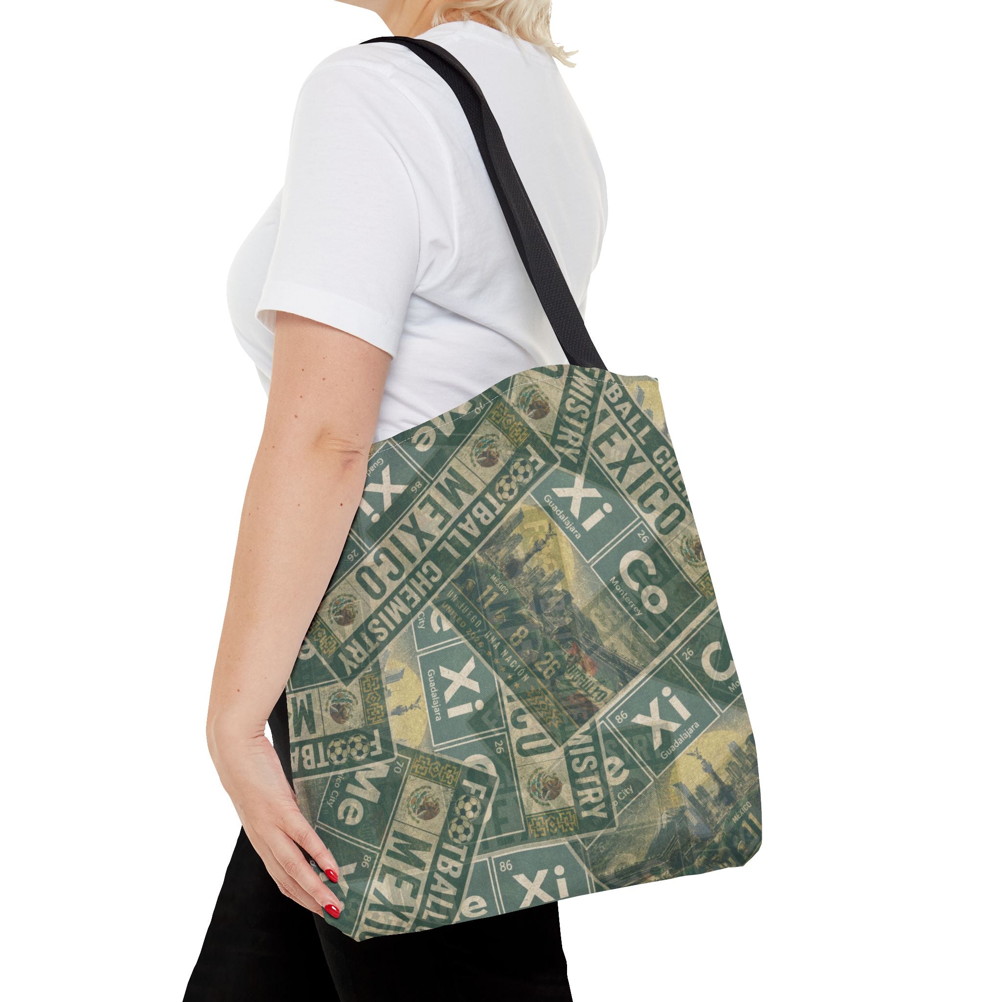 Mexico Football Tote Bag | Green. Bonded loud.