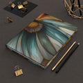 Sculpted Bloom Hardcover Journal - 3D Embroidery-Style Botanical Hardcover Journal motivational design