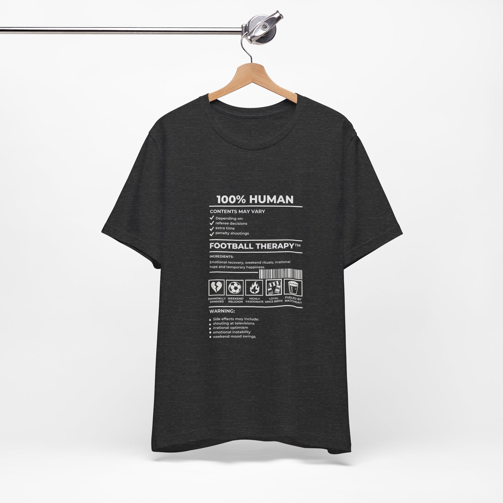 Football Tee | Scan me. It's football all the way down.