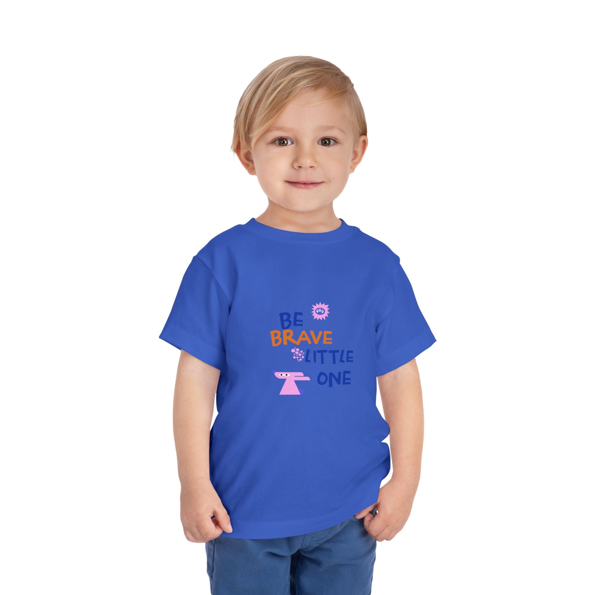 Be Brave Little One | Toddler Motivational Graphic Cute Motivational print T-Shirt