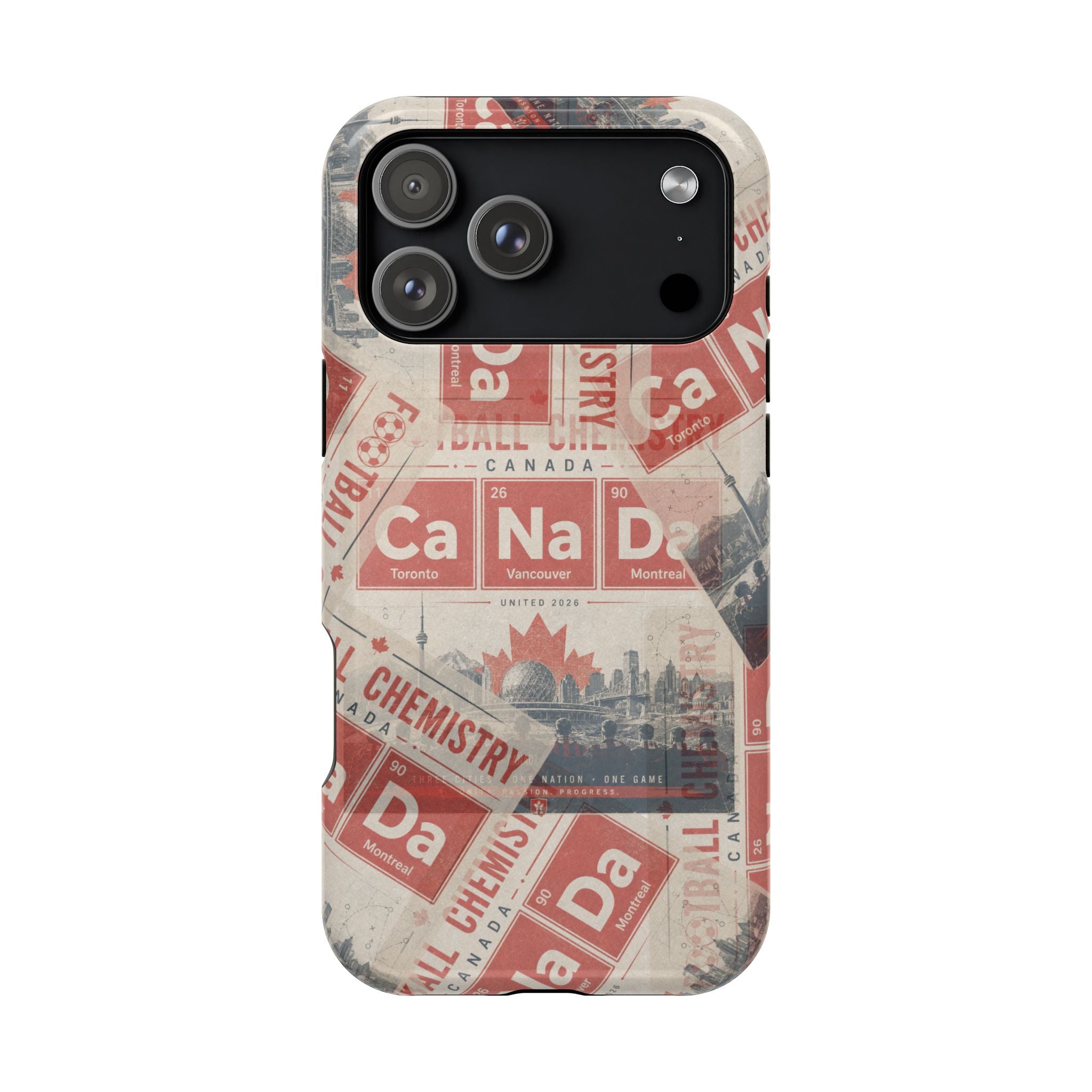 Canada Football Phone Case | Red. The base element.