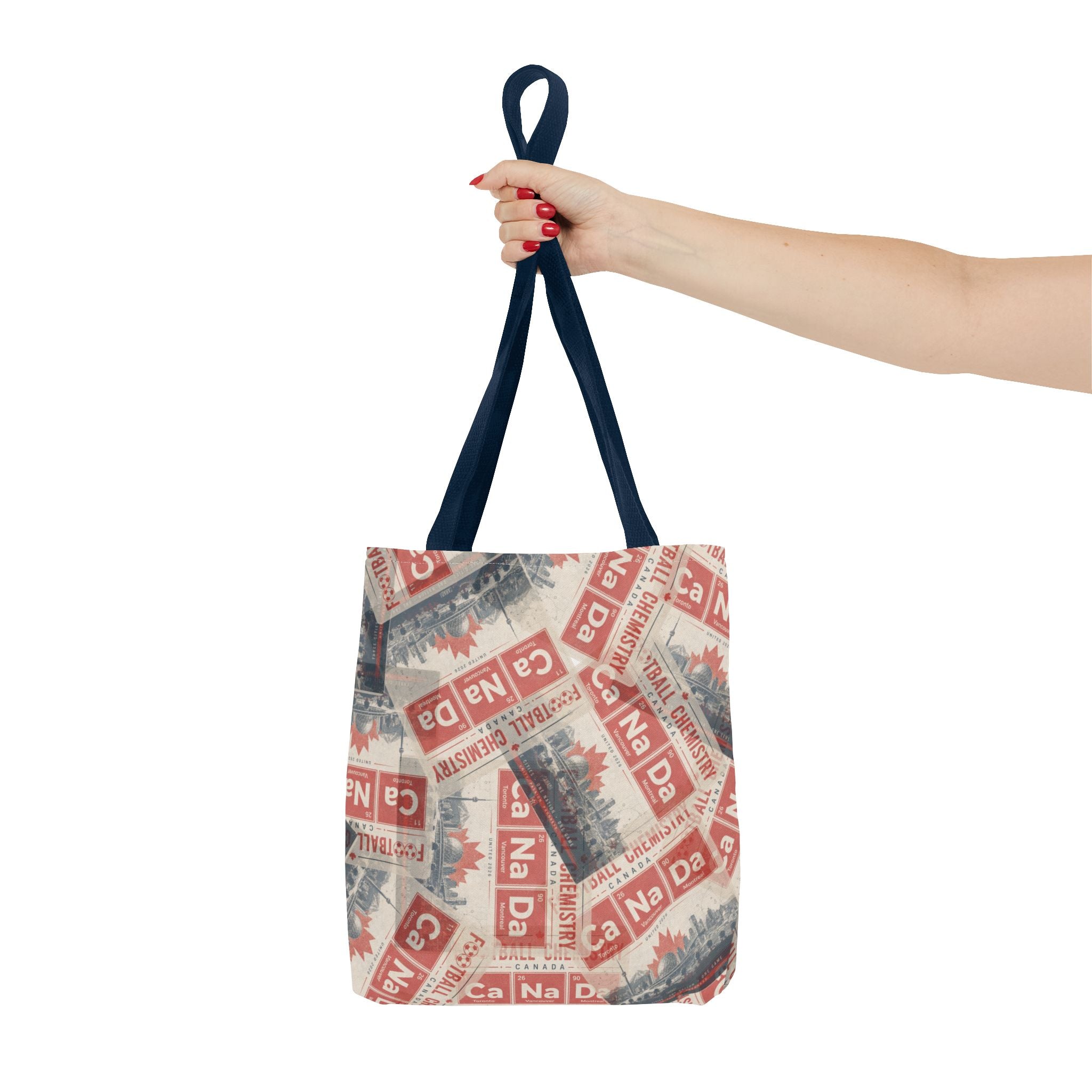 Canada Football Tote Bag | Red. The base element.
