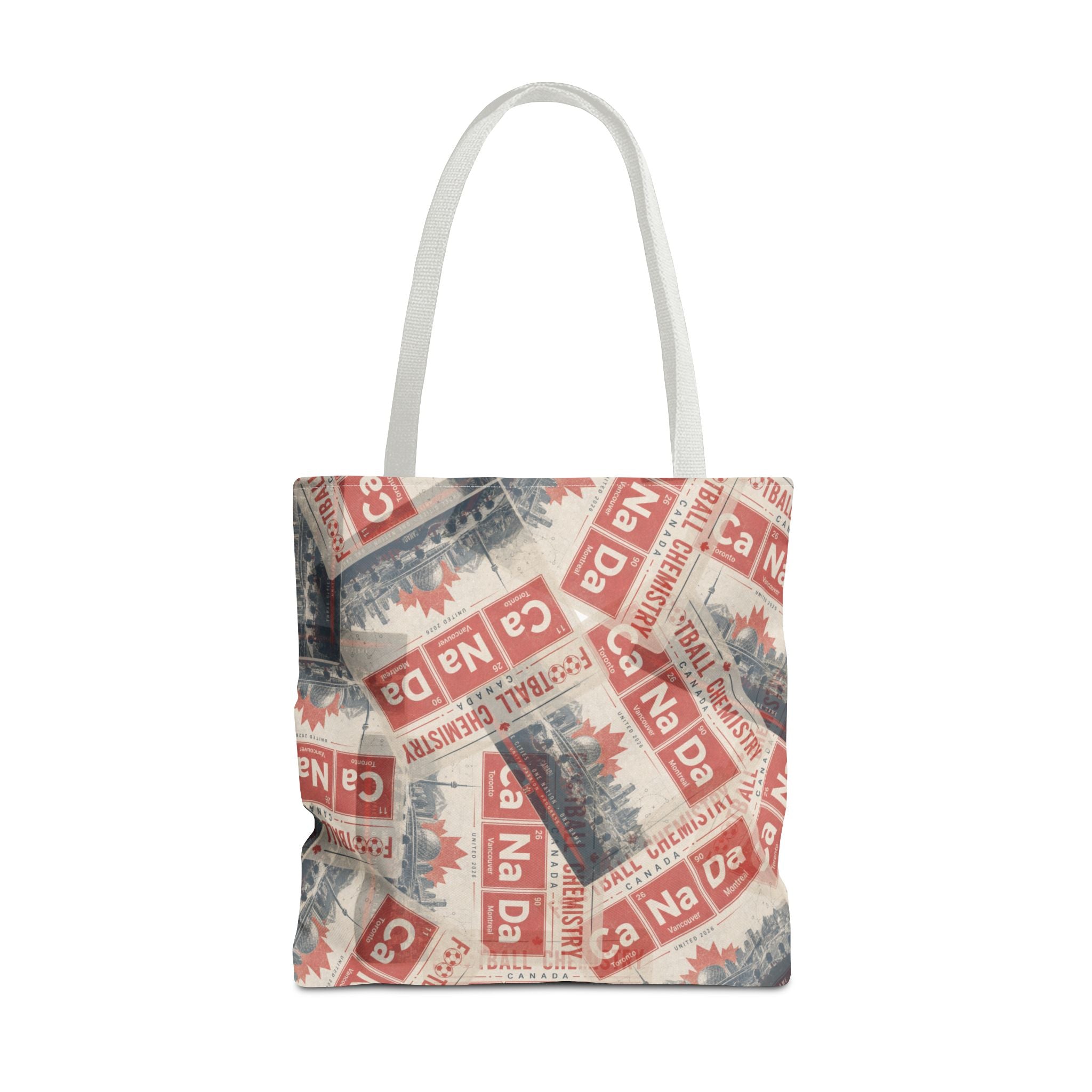 Canada Football Tote Bag | Red. The base element.