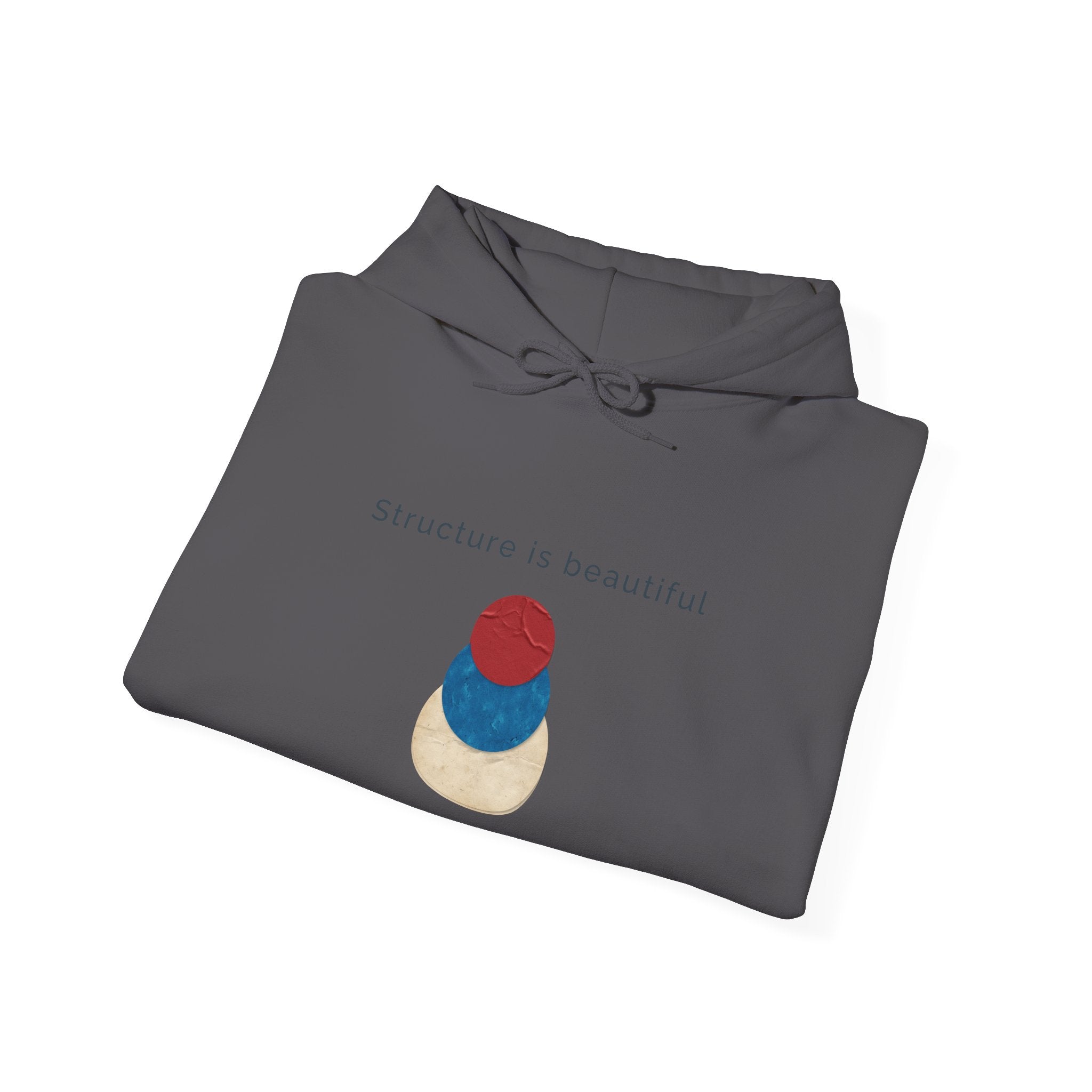 Structure Is Beautiful | Women's Motivational Graphic stacked circles Hoodie