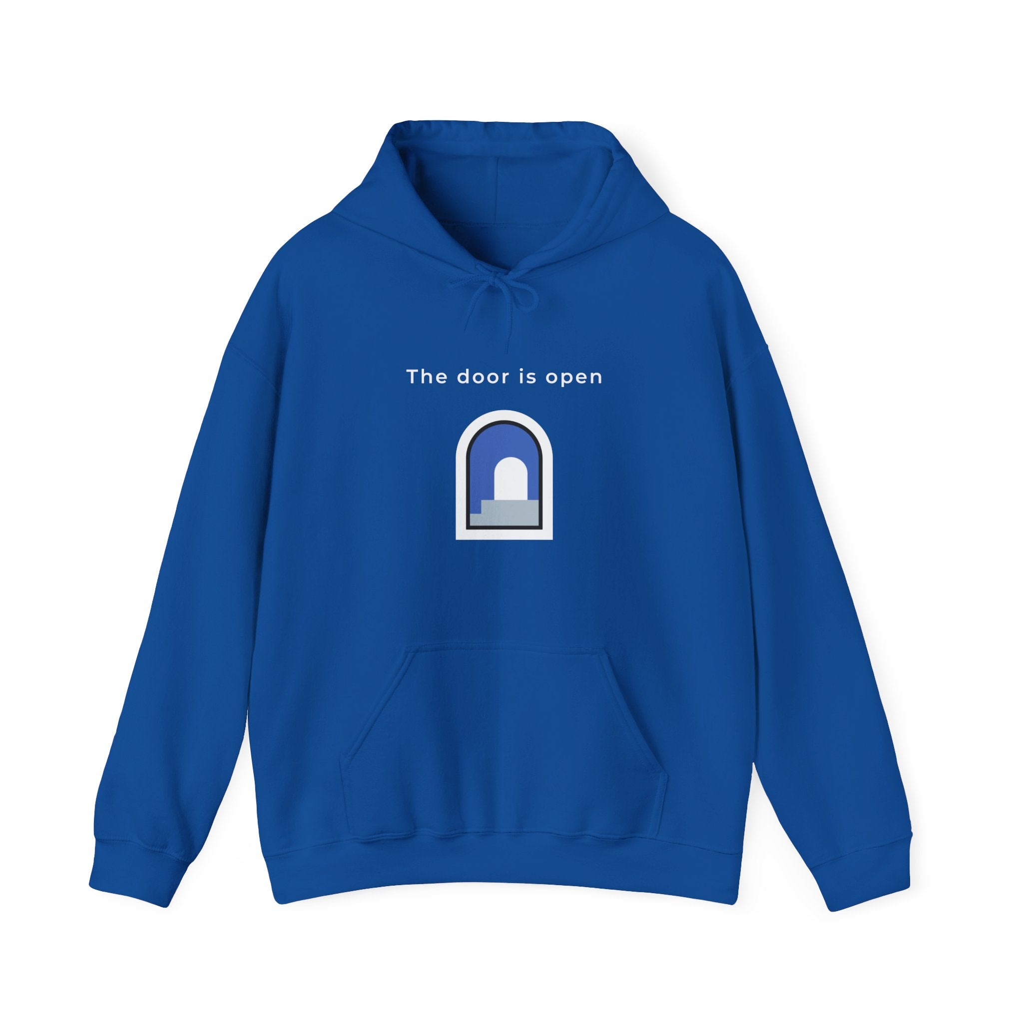 The Door Is Open | Men's Motivational Graphic Door Hoodie