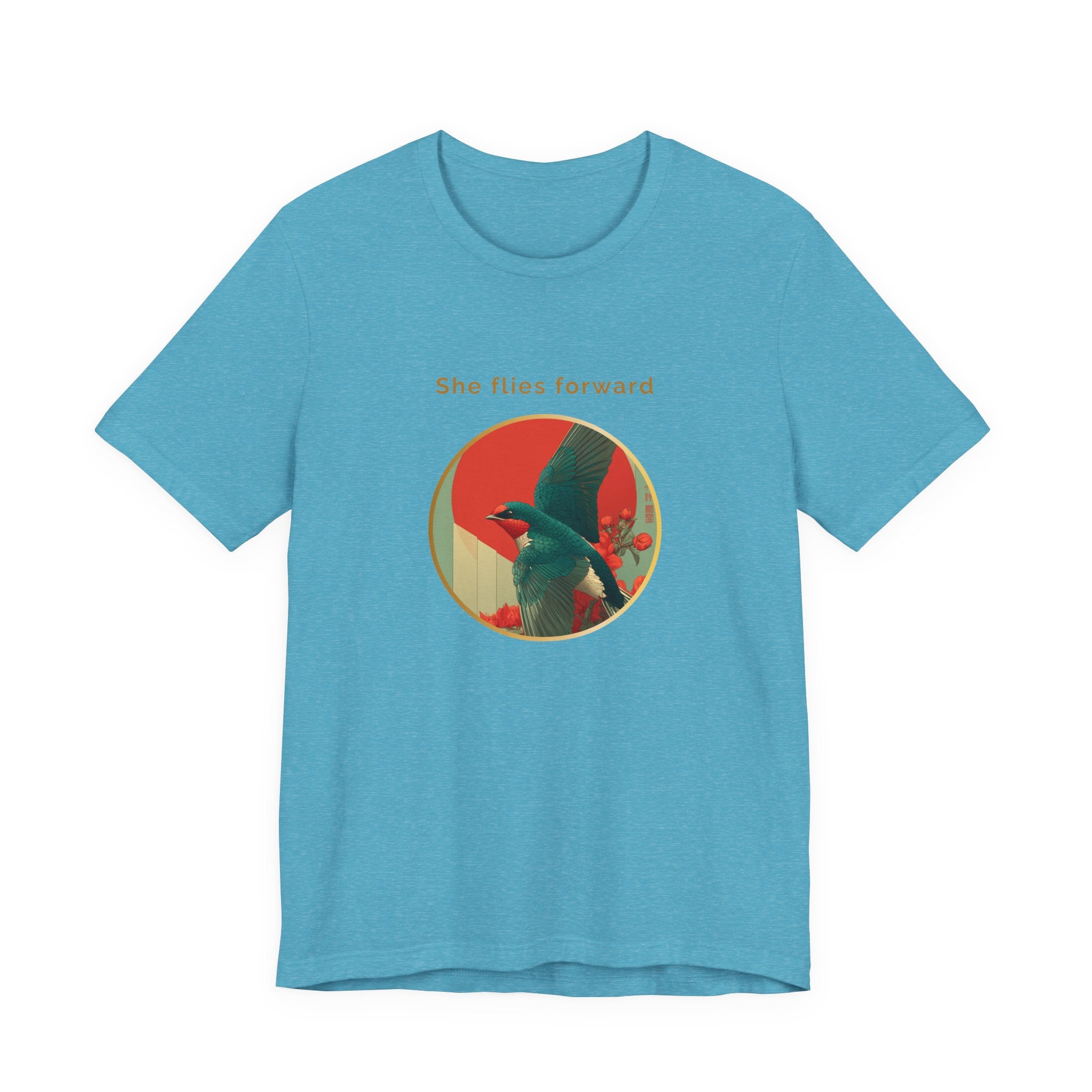 She Flies Forward | Women's Motivational Graphic Forward Flight T-shirt