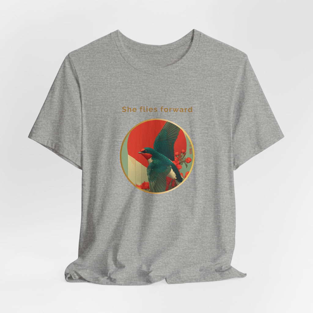She Flies Forward | Women's Motivational Graphic Forward Flight T-shirt