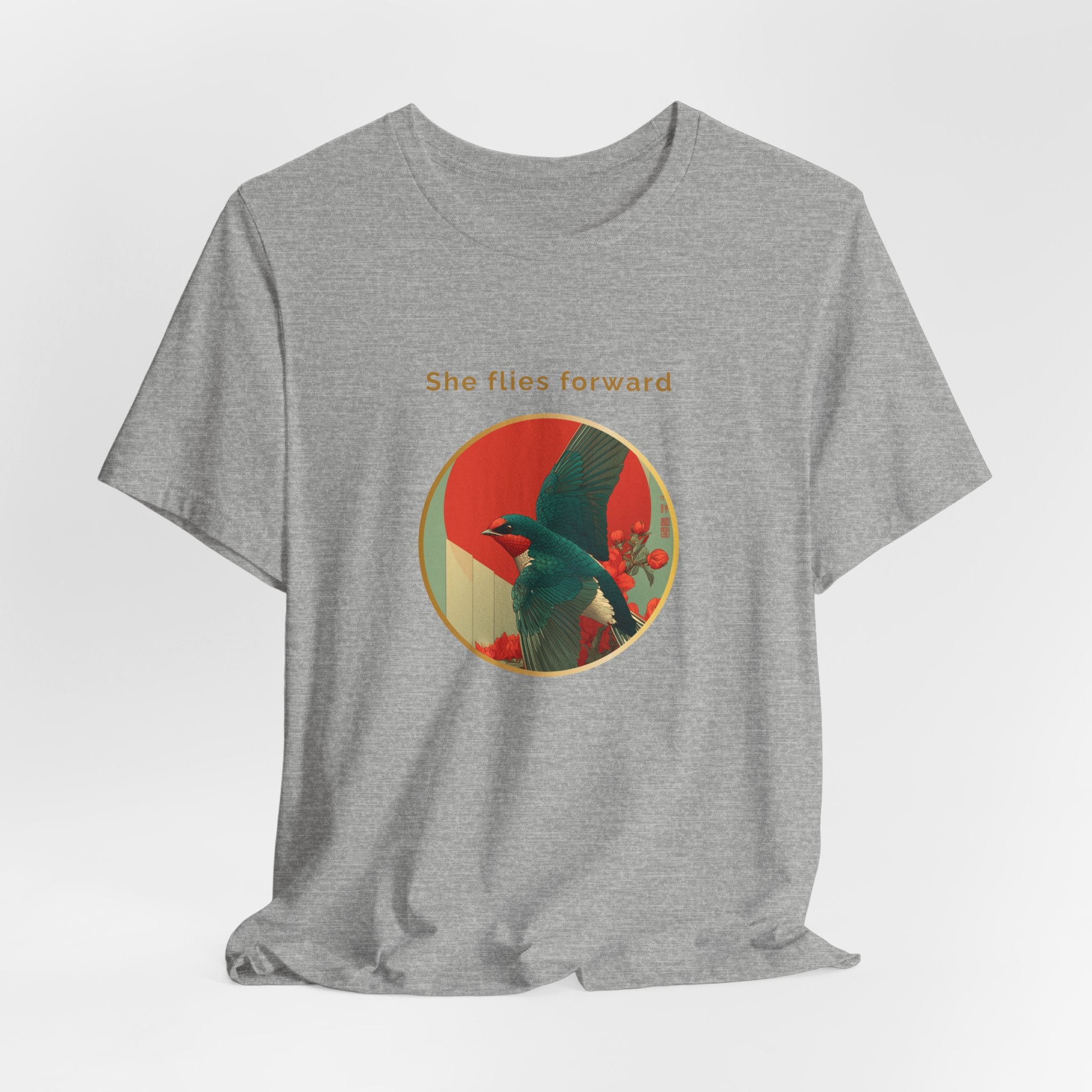 She Flies Forward | Women's Motivational Graphic Forward Flight T-shirt