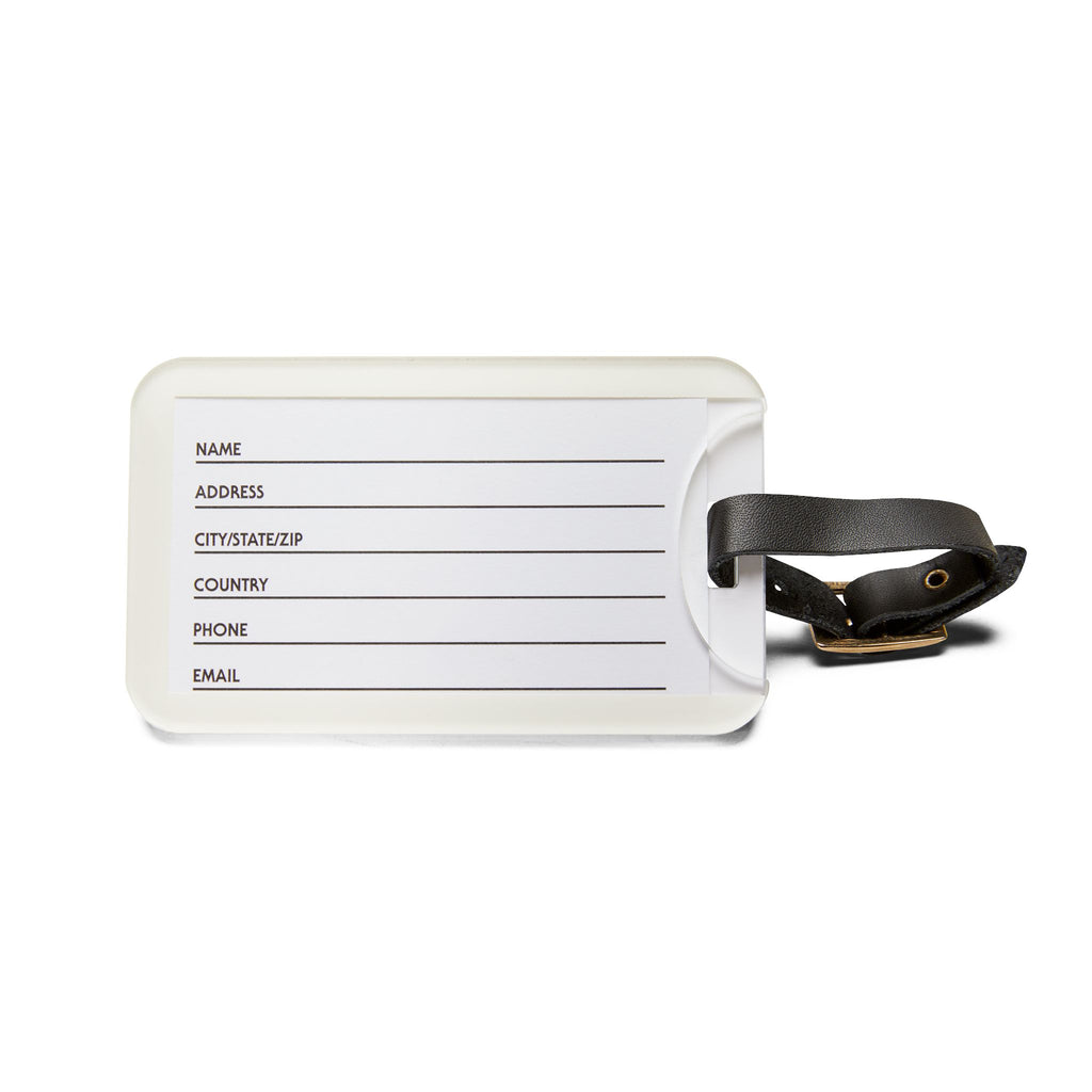 She Flies Forward Luggage Tag | Motivational Graphic Deep Horizon