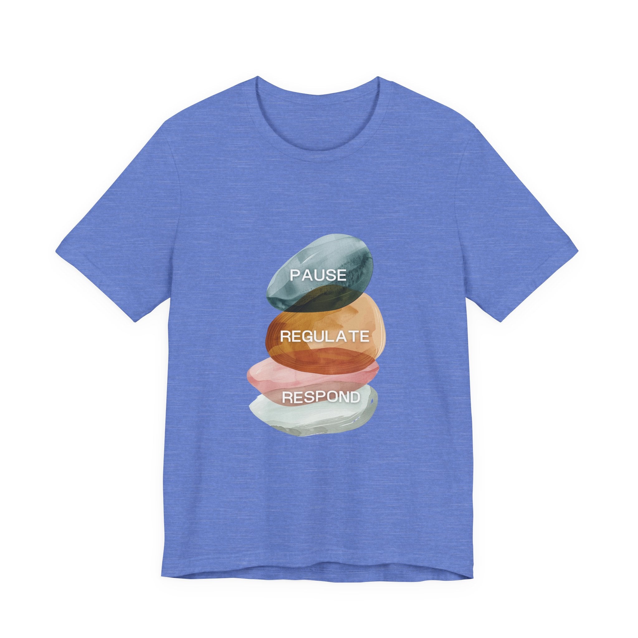 Pause Regulate Respond | Women's Motivational Graphic Vintage Women T-Shirt
