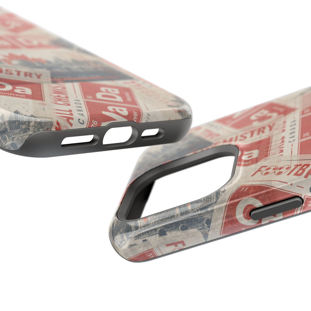 Canada Football Phone Case | Red. The base element.