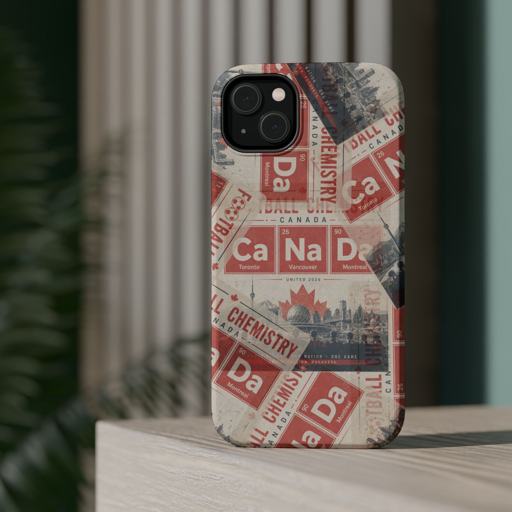 Canada Football Phone Case | Red. The base element.