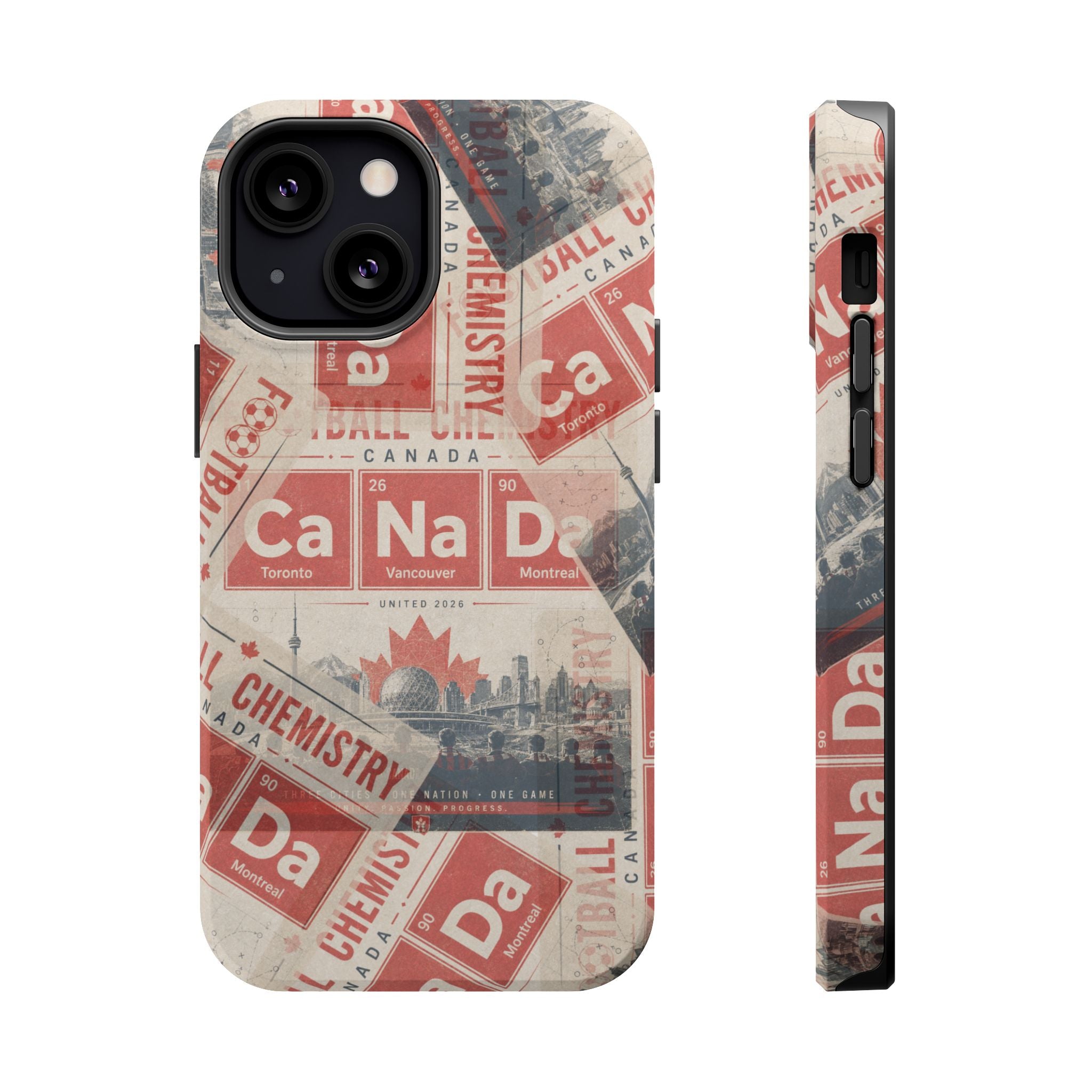 Canada Football Phone Case | Red. The base element.