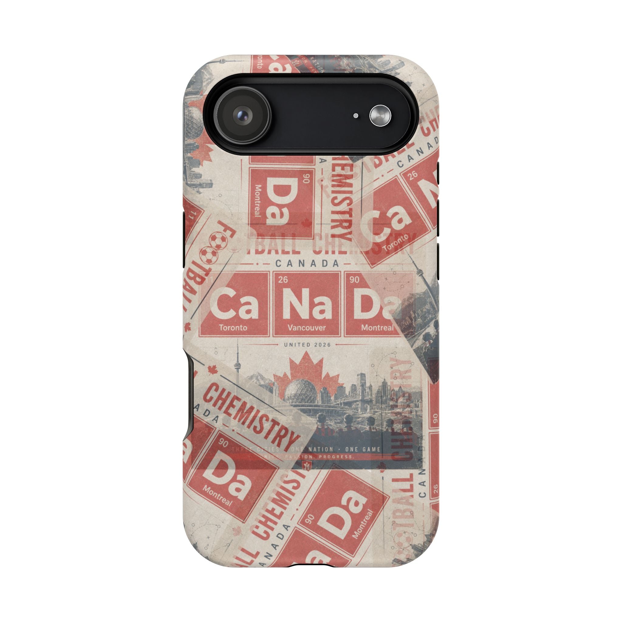 Canada Football Phone Case | Red. The base element.