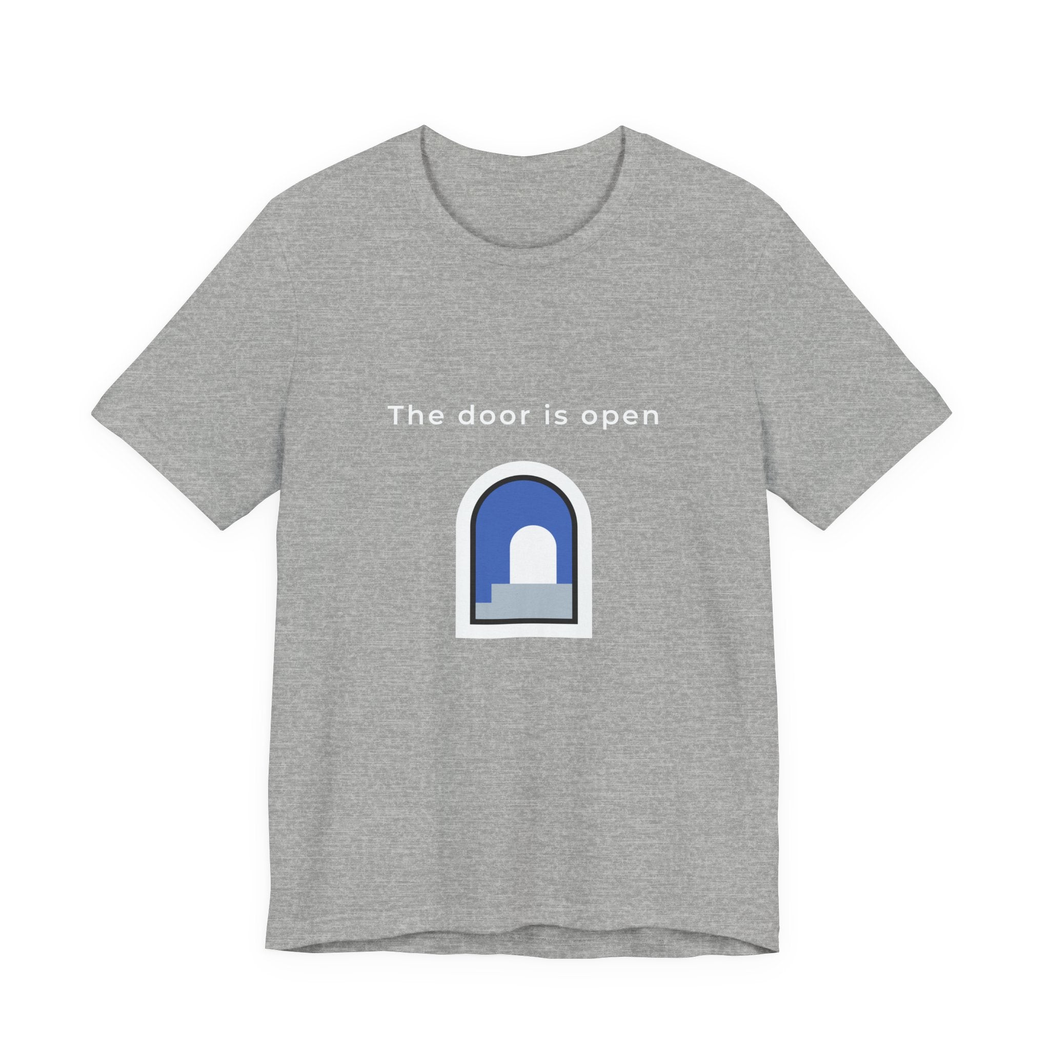 The Door Is Open | Men's Motivational Graphic Door T-Shirt