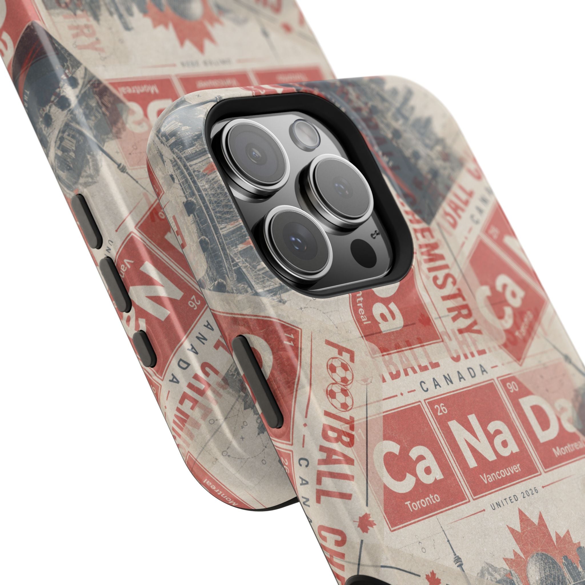 Canada Football Phone Case | Red. The base element.
