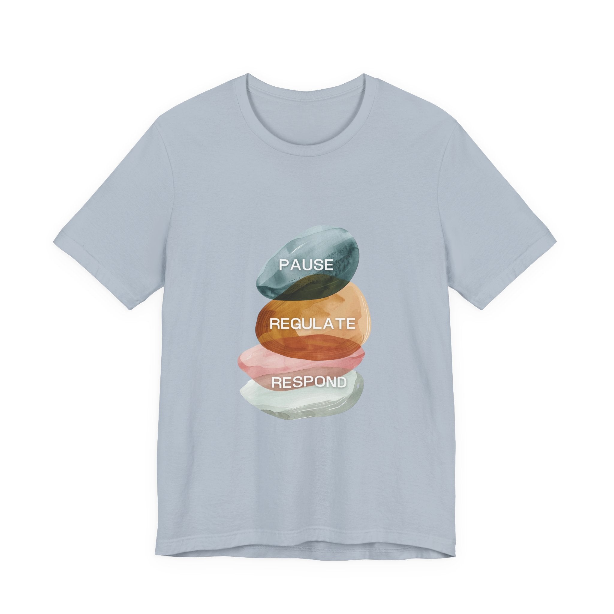 Pause Regulate Respond | Women's Motivational Graphic Vintage Women T-Shirt